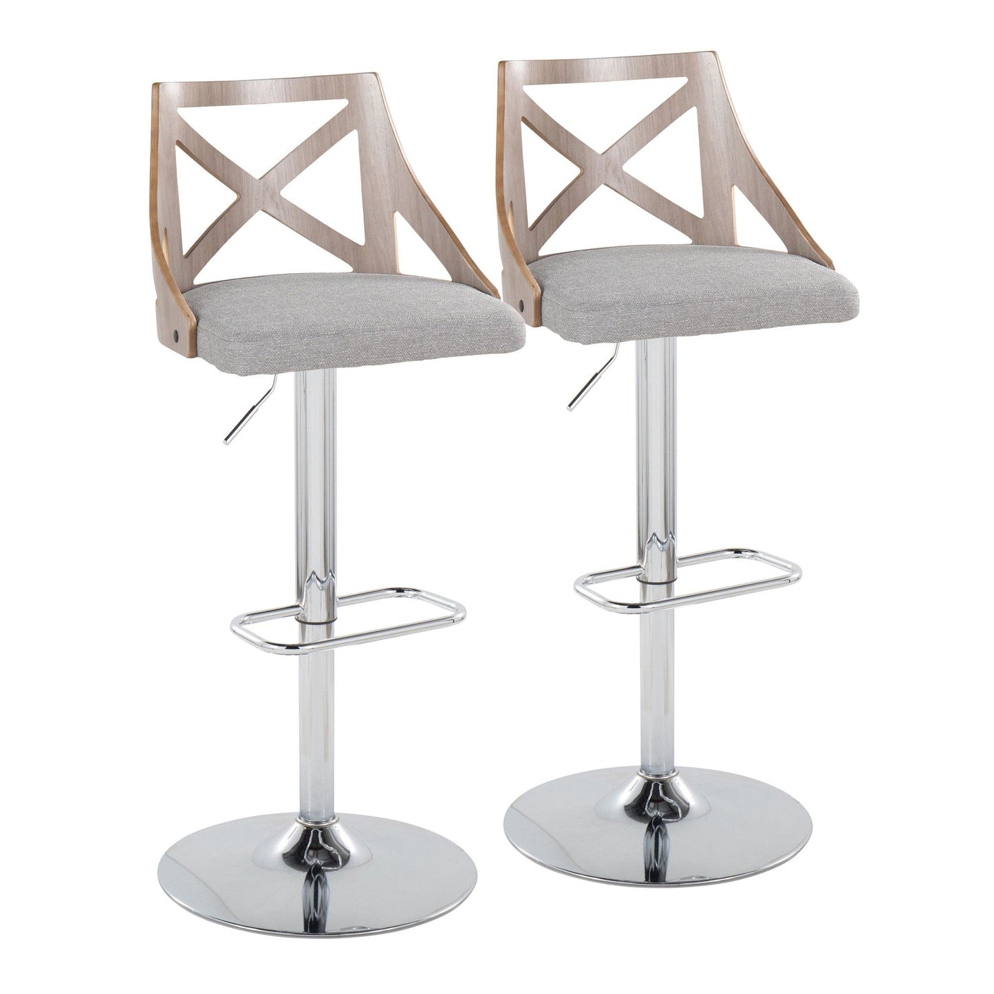 Majestic Office Furniture Adjustable Barstool - Set of 2