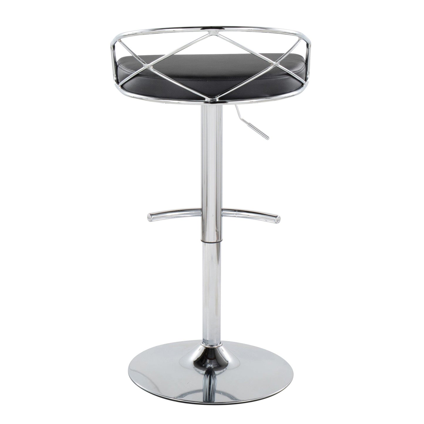 Majestic Office Furniture Glam Adjustable Barstool - Set of 2