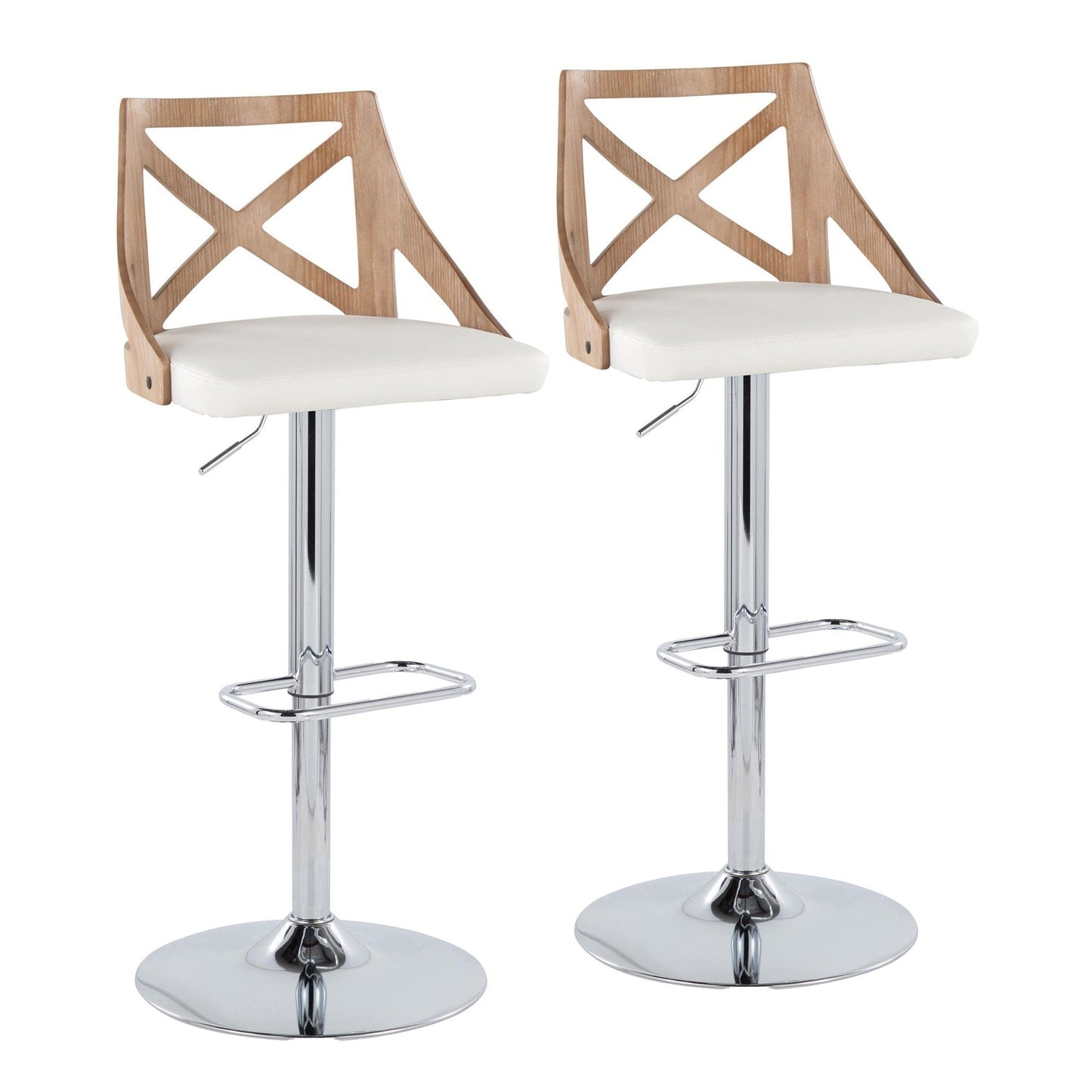 Majestic Office Furniture Adjustable Barstool - Set of 2
