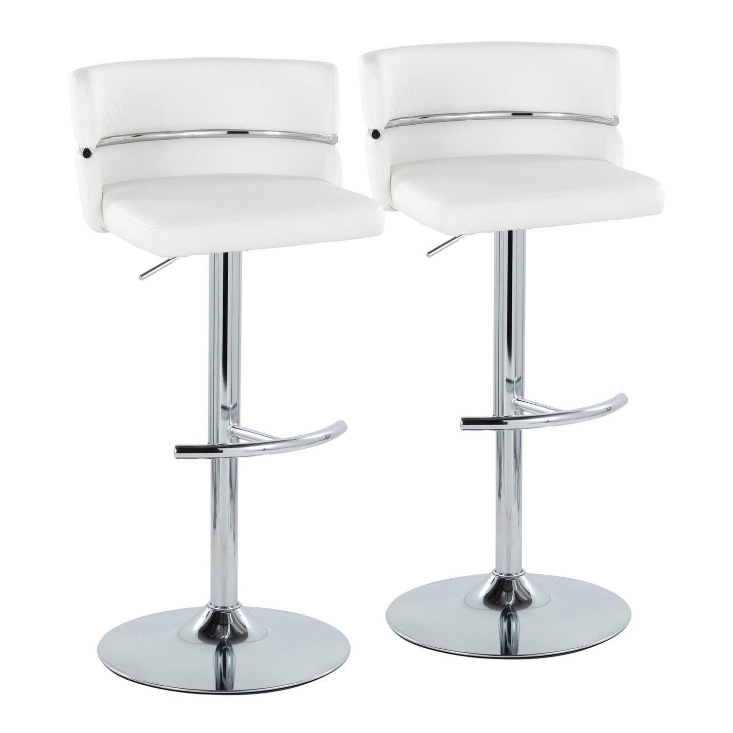 Majestic Office Furniture Adjustable Barstool - Set of 2