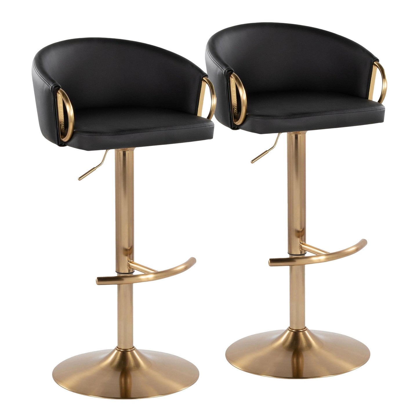 Majestic Office Furniture Adjustable Barstool - Set of 2