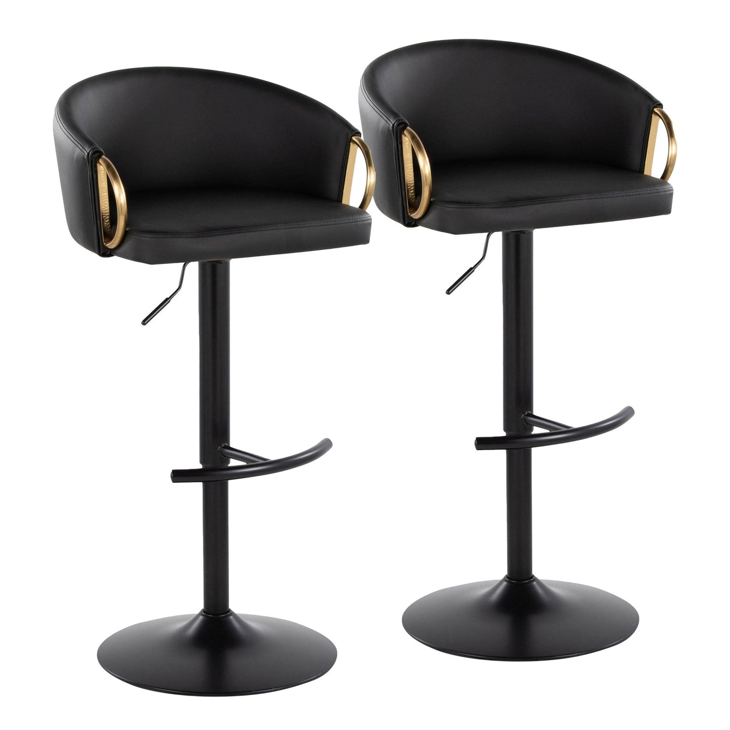 Majestic Office Furniture Adjustable Barstool - Set of 2