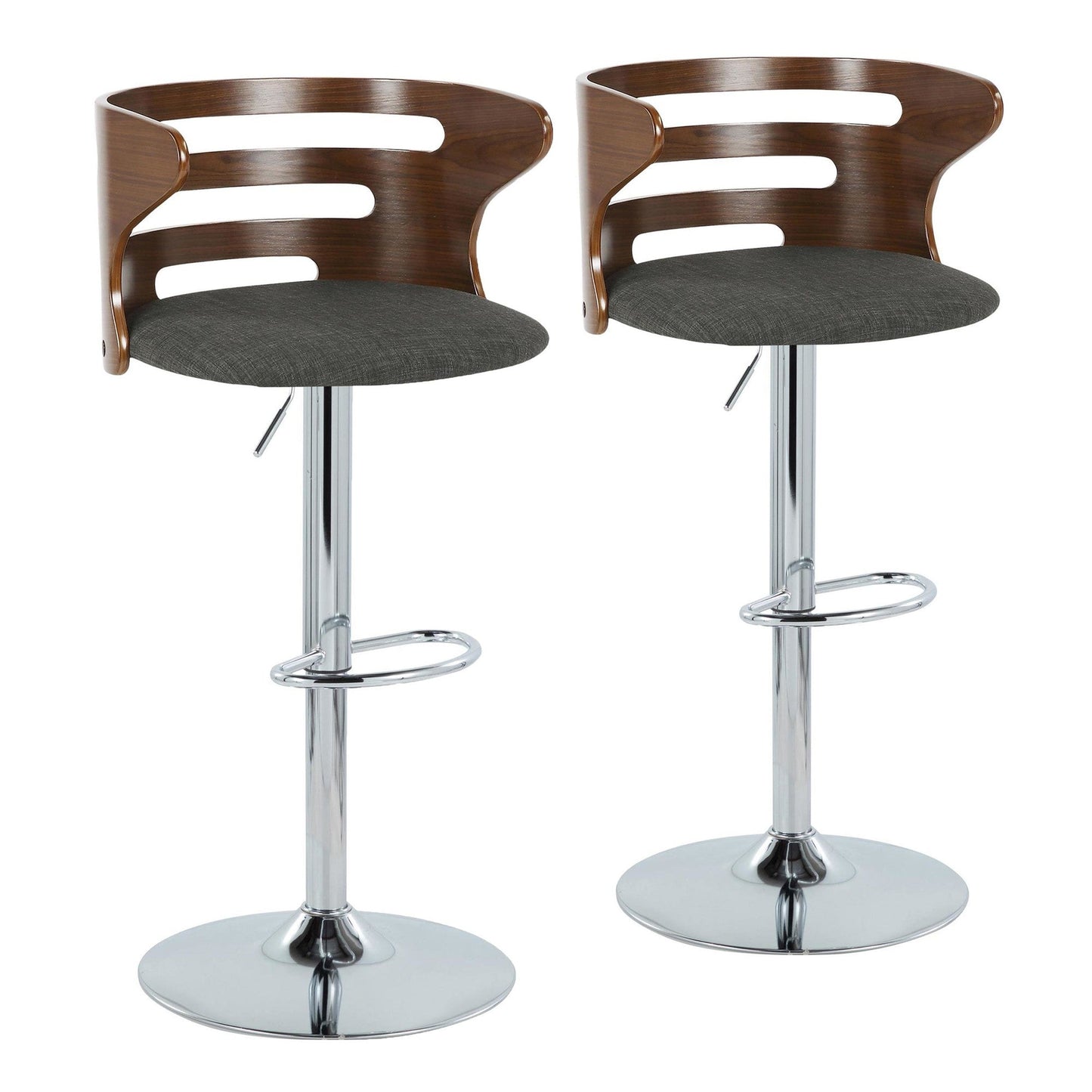 Majestic Office Furniture Adjustable Barstool - Set of 2