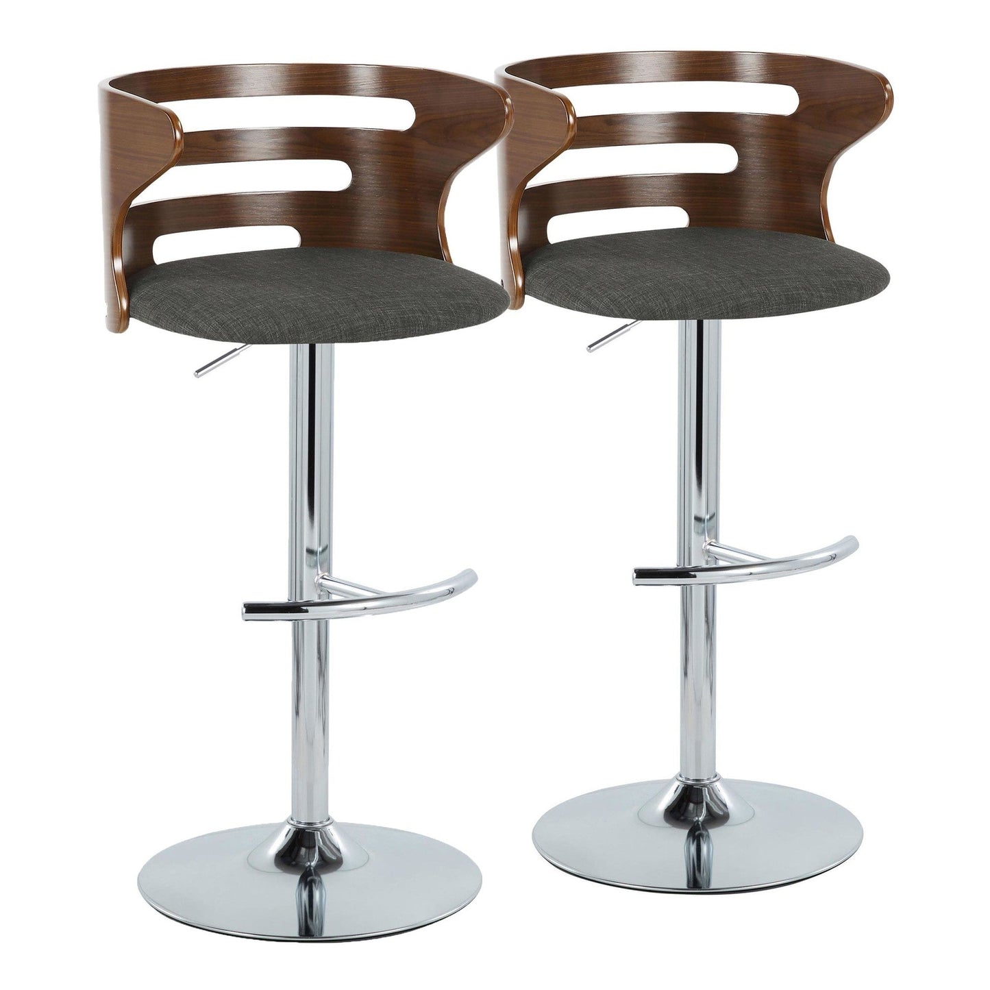 Majestic Office Furniture Adjustable Barstool - Set of 2