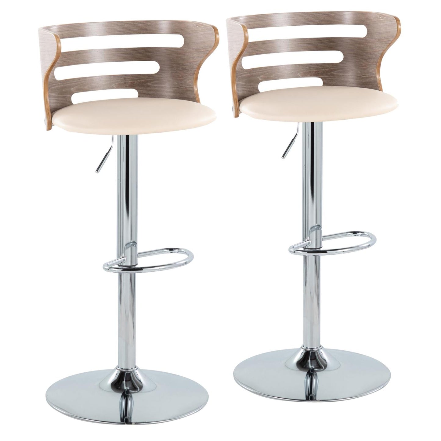 Majestic Office Furniture Adjustable Barstool - Set of 2