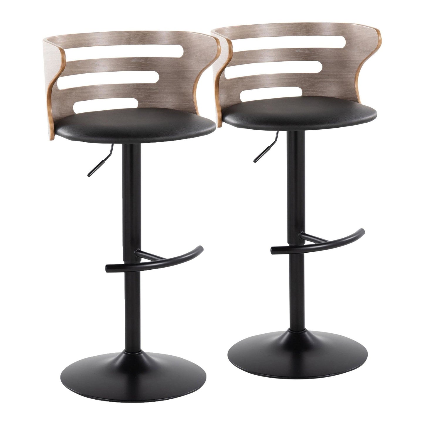Majestic Office Furniture Adjustable Barstool - Set of 2