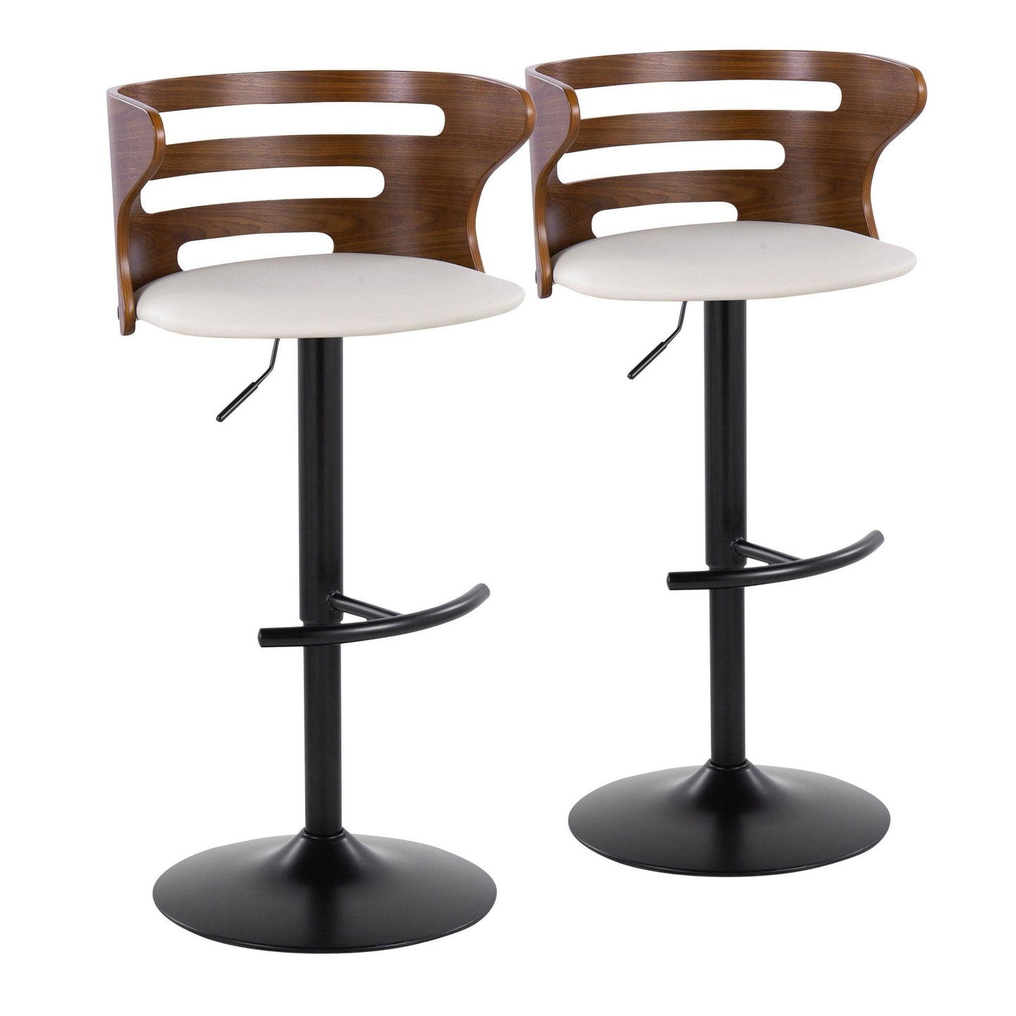 Majestic Office Furniture Adjustable Barstool - Set of 2