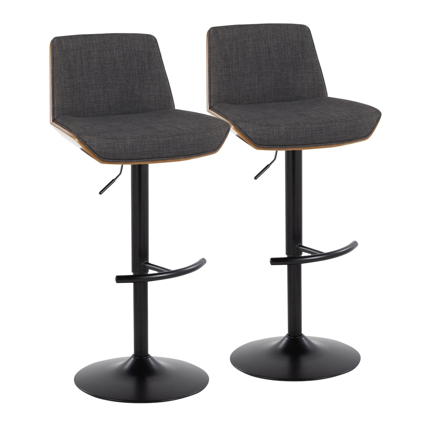 Majestic Office Furniture Adjustable Barstool - Set of 2