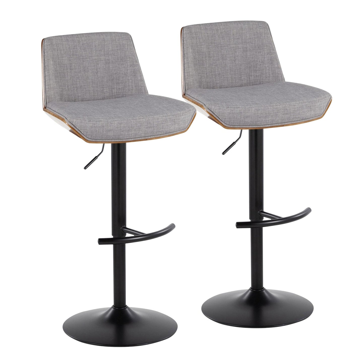 Majestic Office Furniture Adjustable Barstool - Set of 2