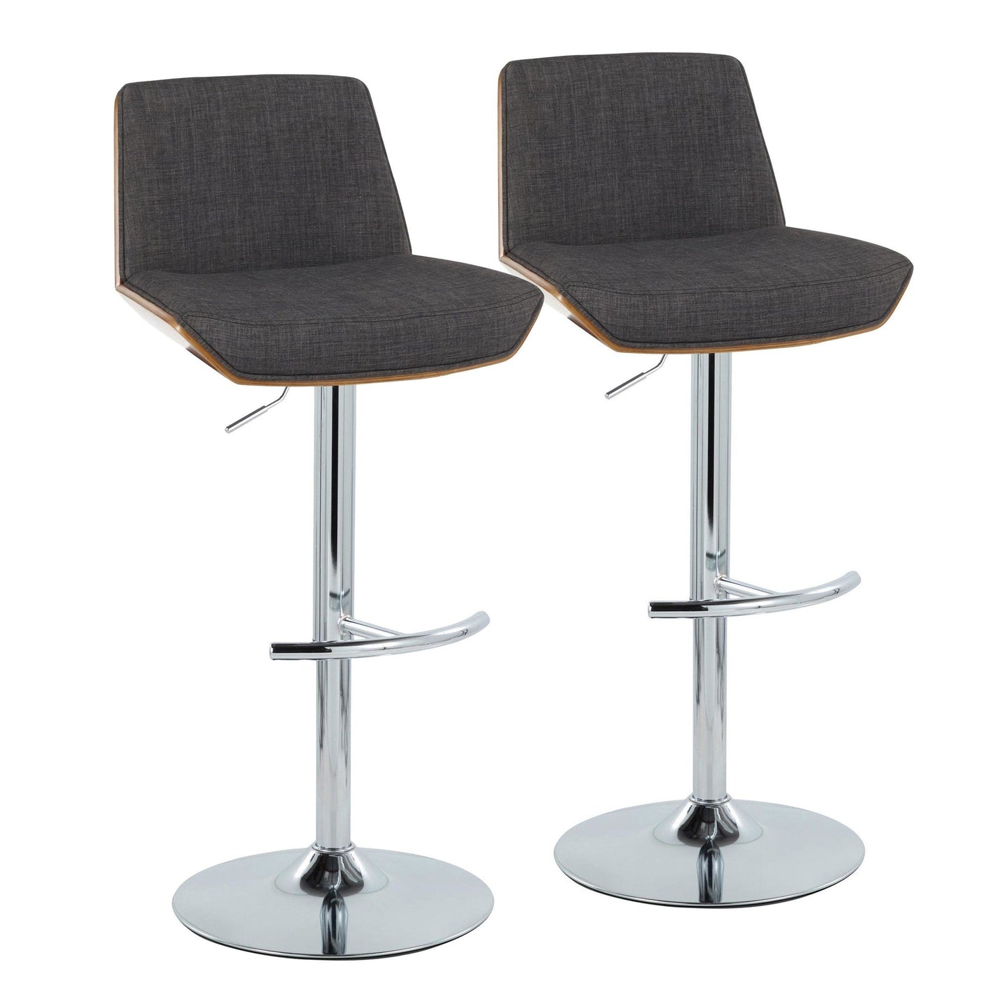 Majestic Office Furniture Adjustable Barstool - Set of 2