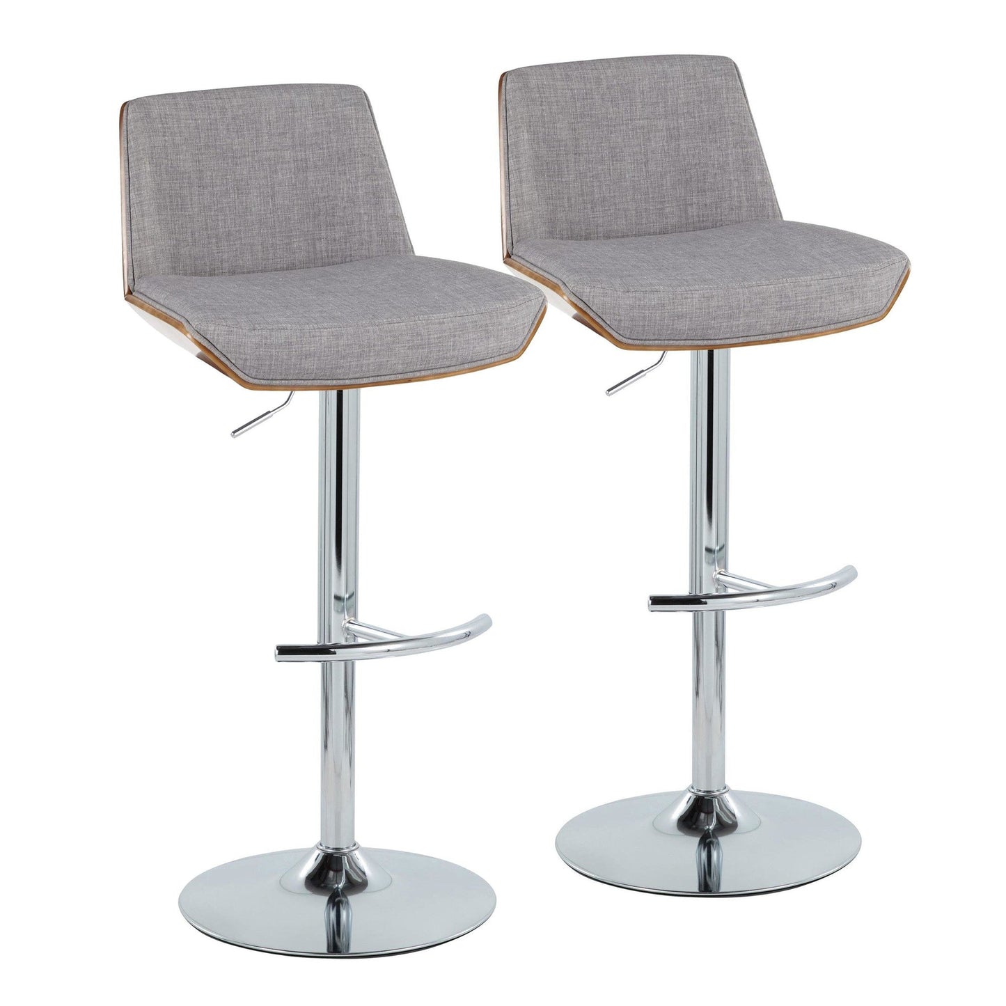 Majestic Office Furniture Adjustable Barstool - Set of 2