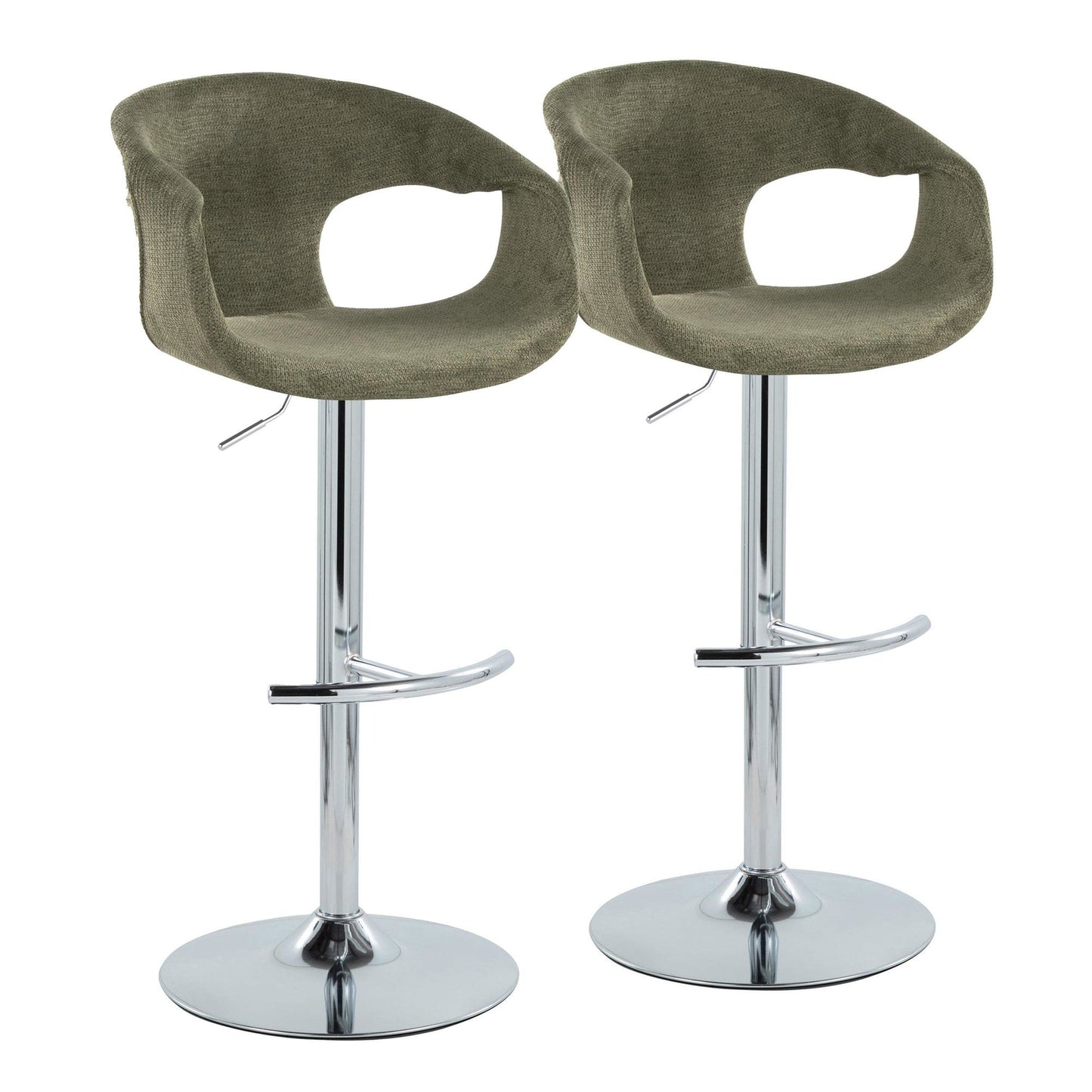 Majestic Office Furniture Adjustable Barstool - Set of 2