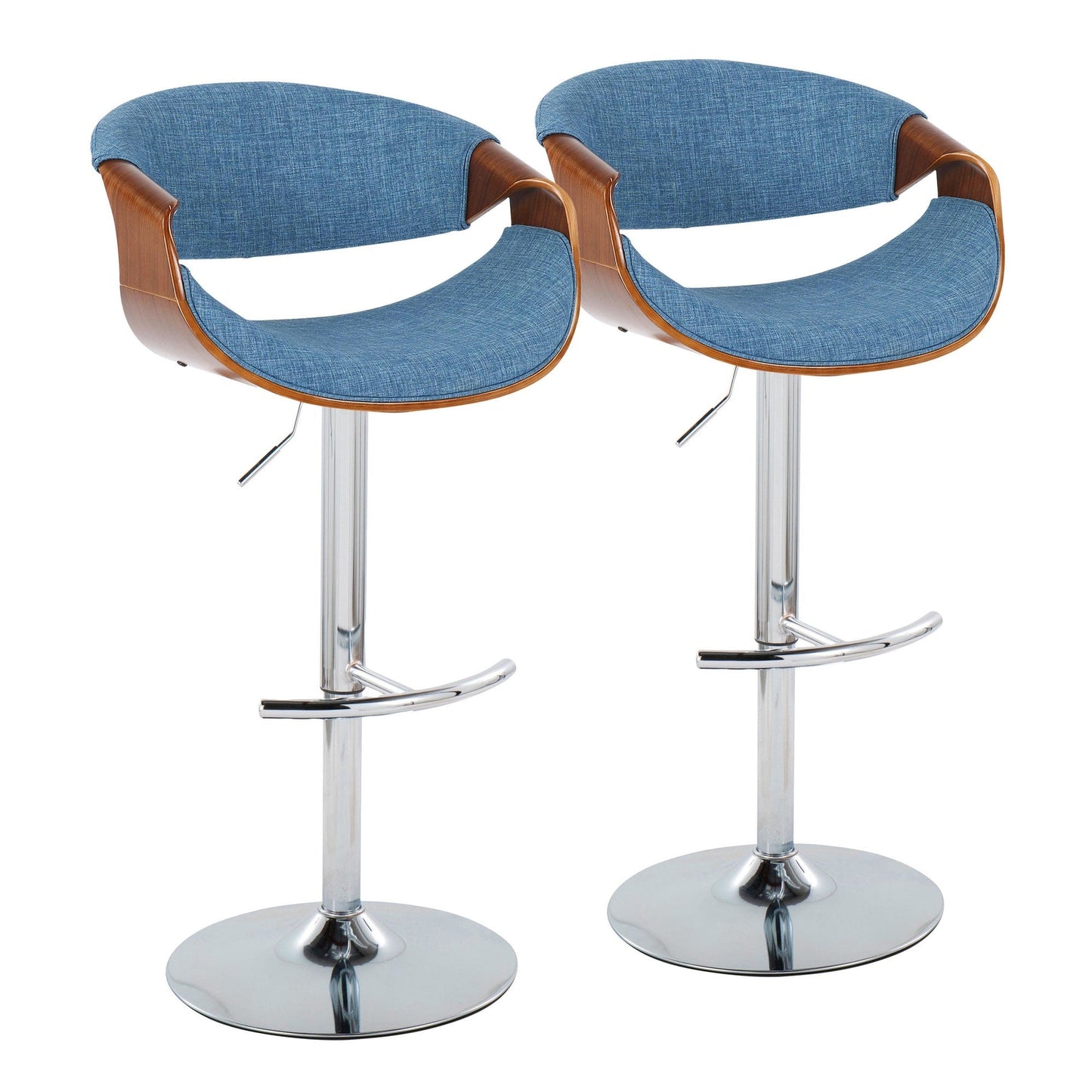 Majestic Office Furniture Adjustable Barstool - Set of 2