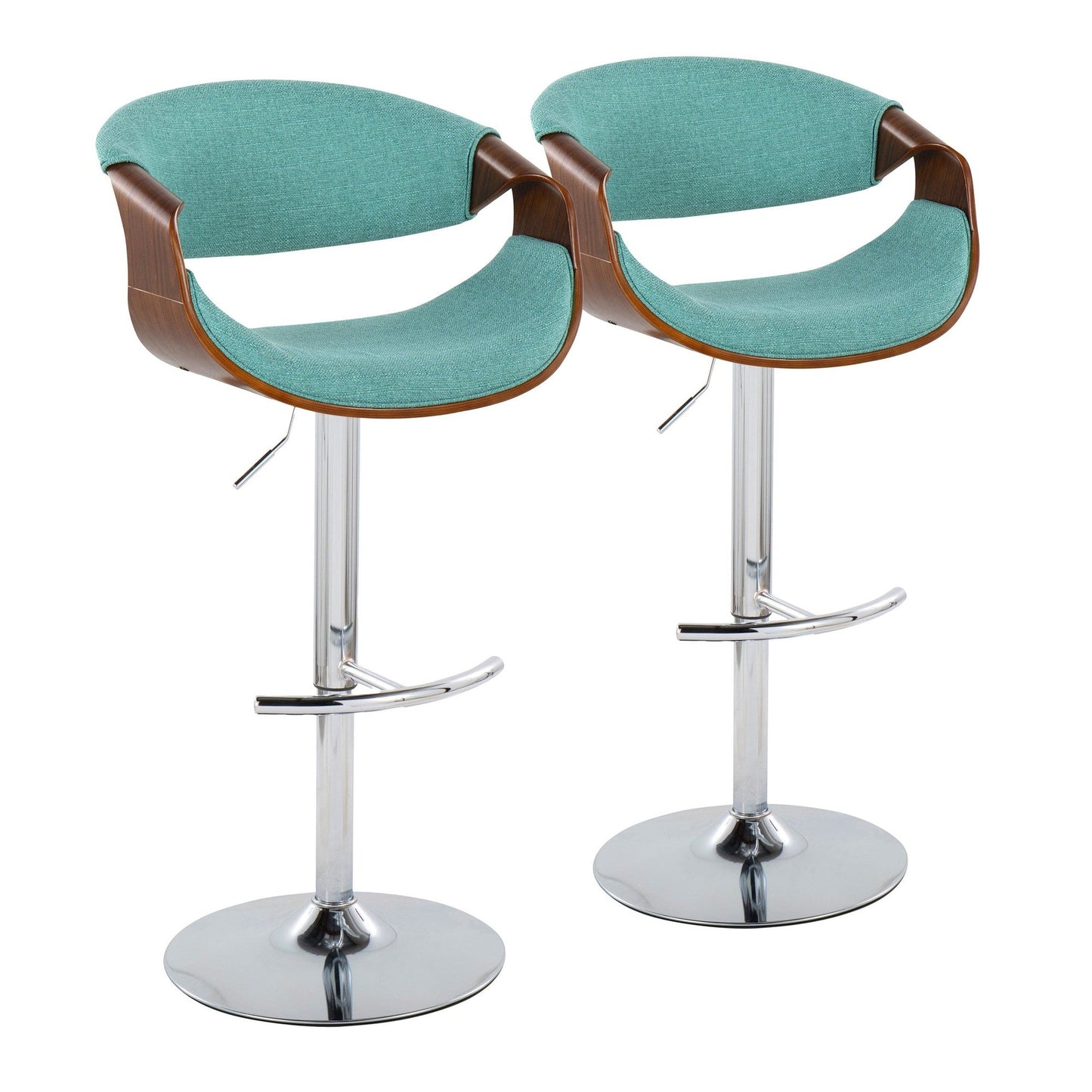 Majestic Office Furniture Adjustable Barstool - Set of 2