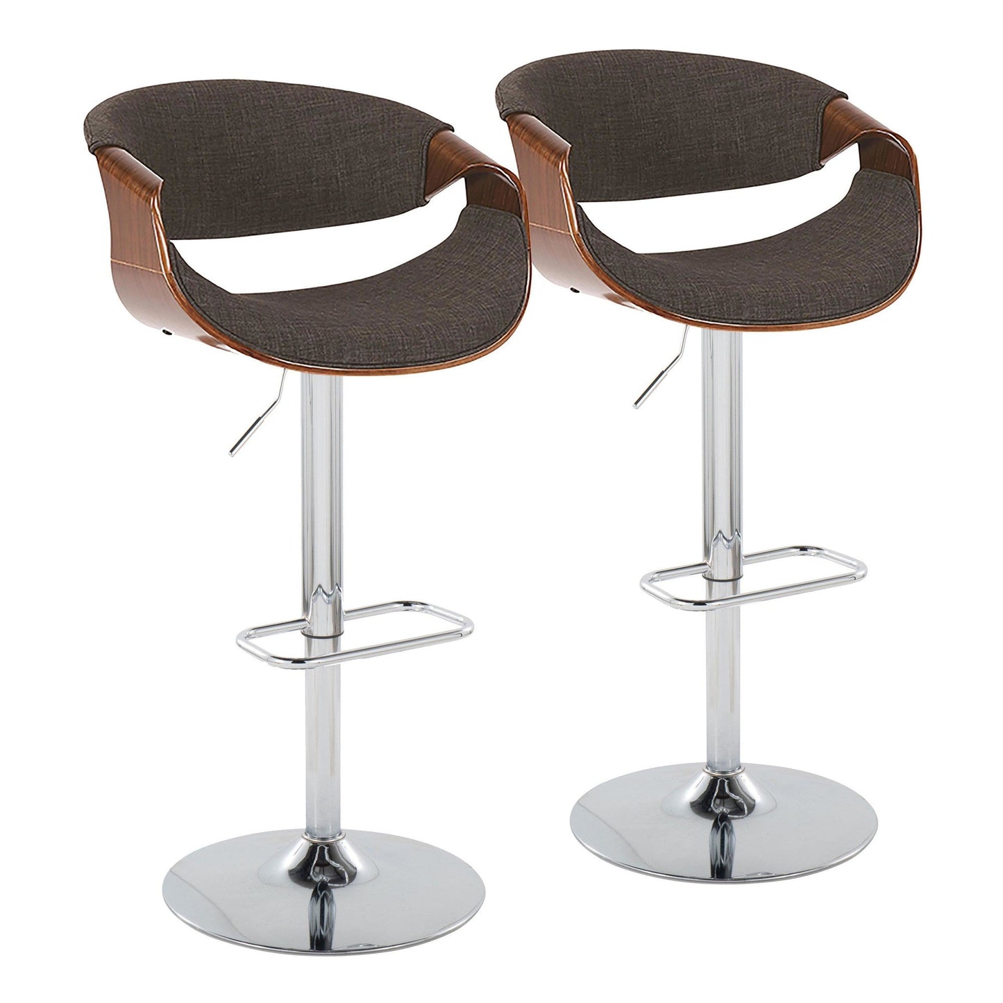 Majestic Office Furniture Adjustable Barstool - Set of 2