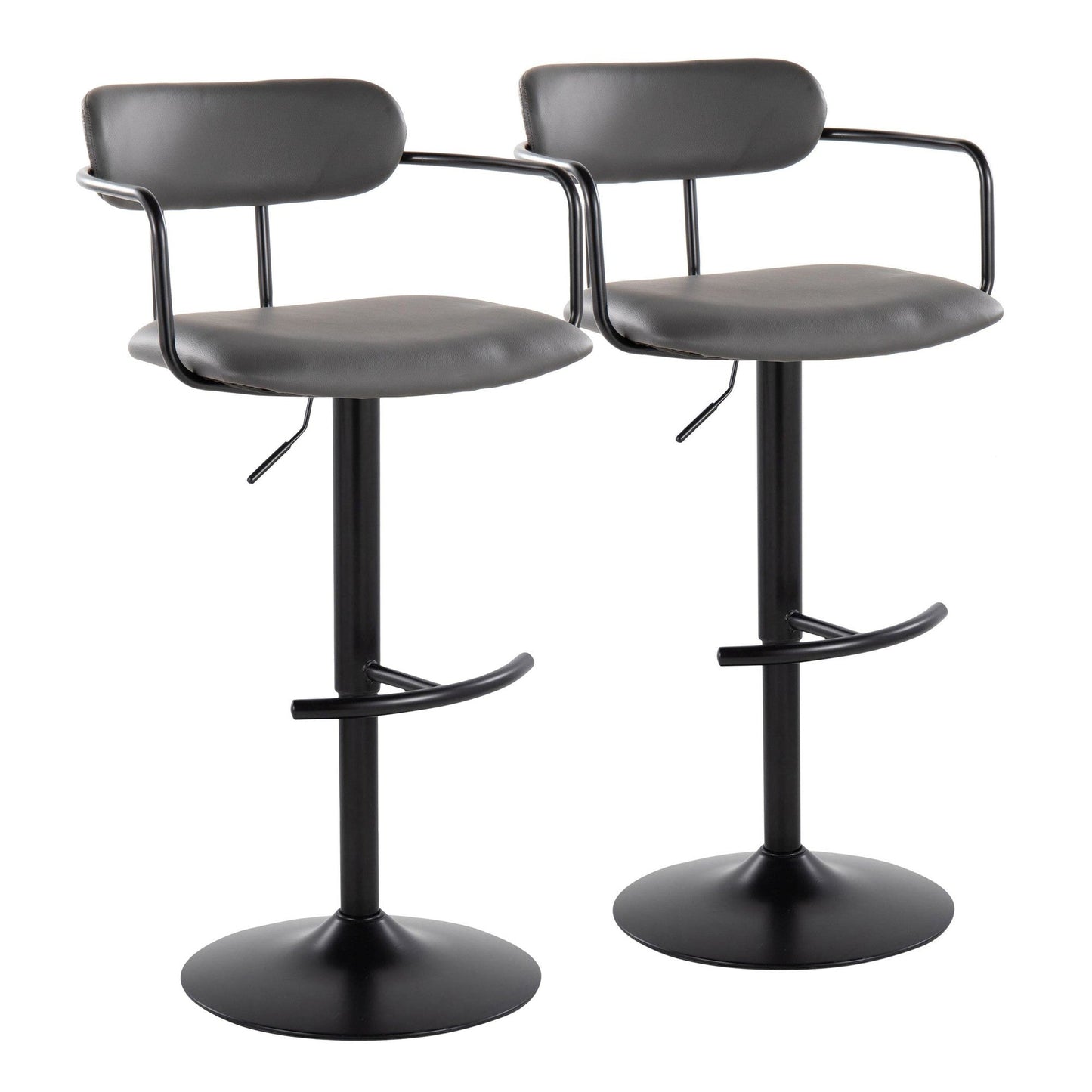 Majestic Office Furniture Adjustable Barstool - Set of 2
