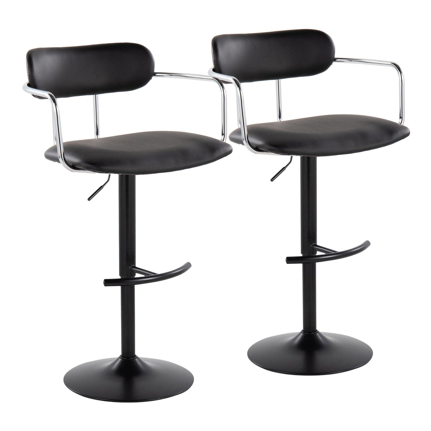 Majestic Office Furniture Adjustable Barstool - Set of 2