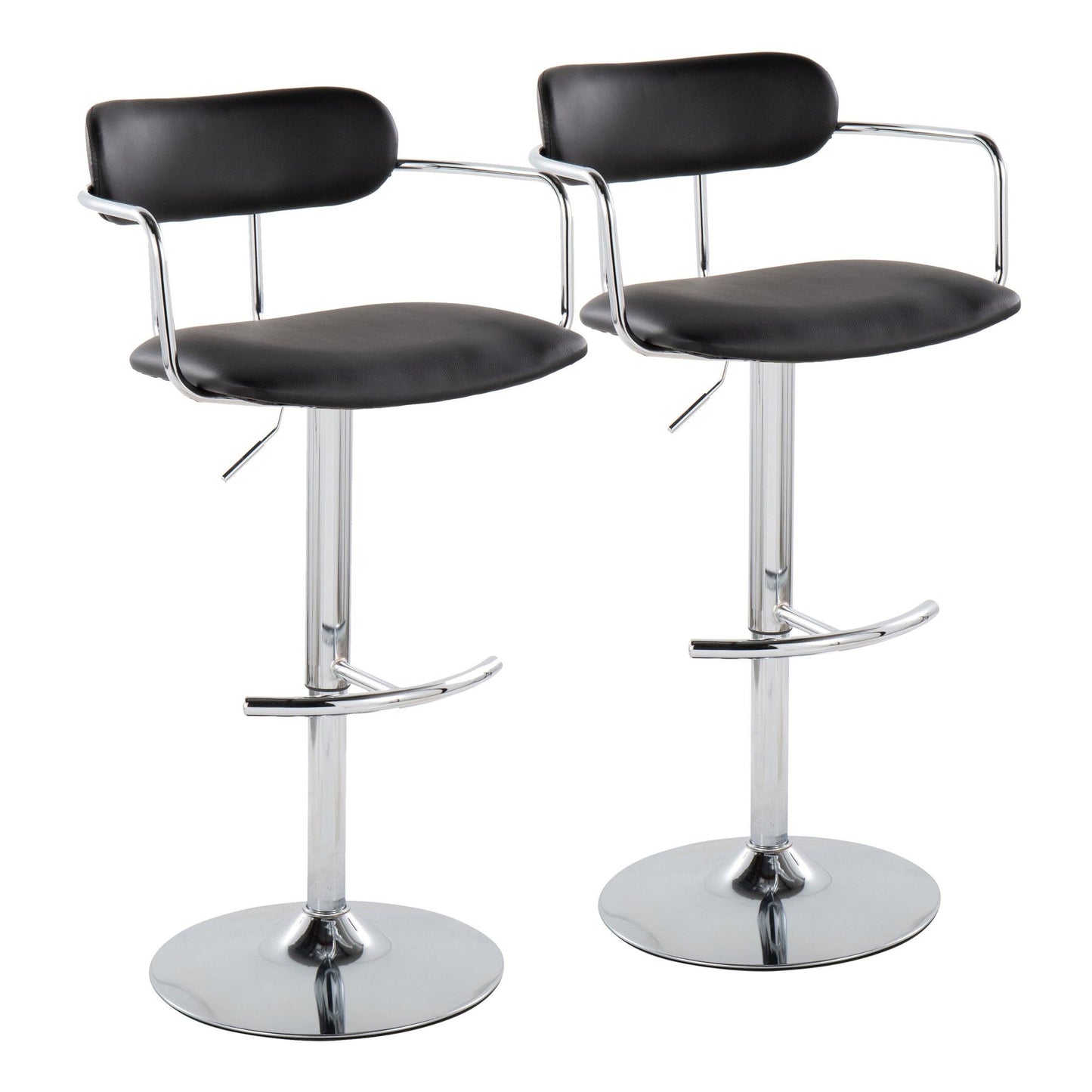 Majestic Office Furniture Adjustable Barstool - Set of 2