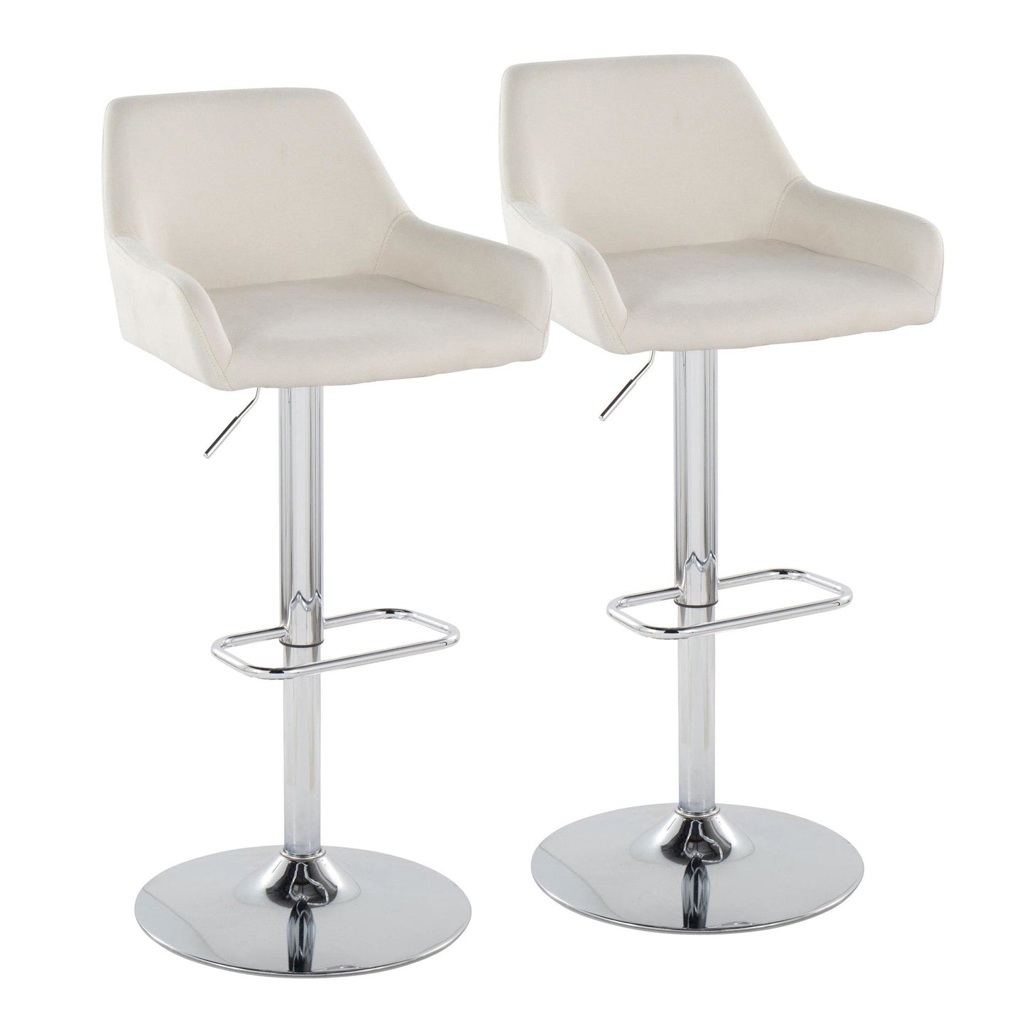 Majestic Office Furniture Adjustable Barstool - Set of 2
