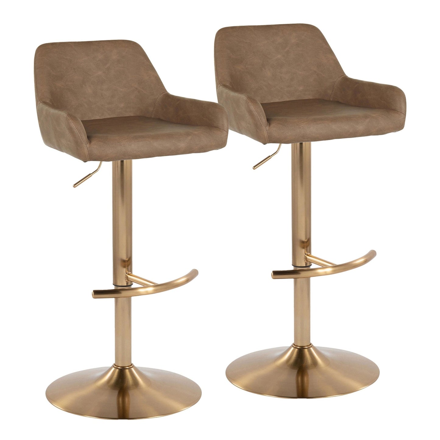 Majestic Office Furniture Adjustable Barstool - Set of 2