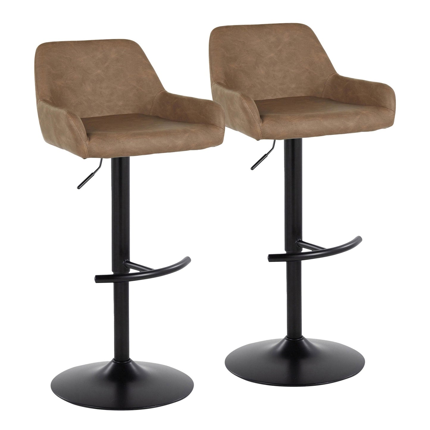 Majestic Office Furniture Adjustable Barstool - Set of 2