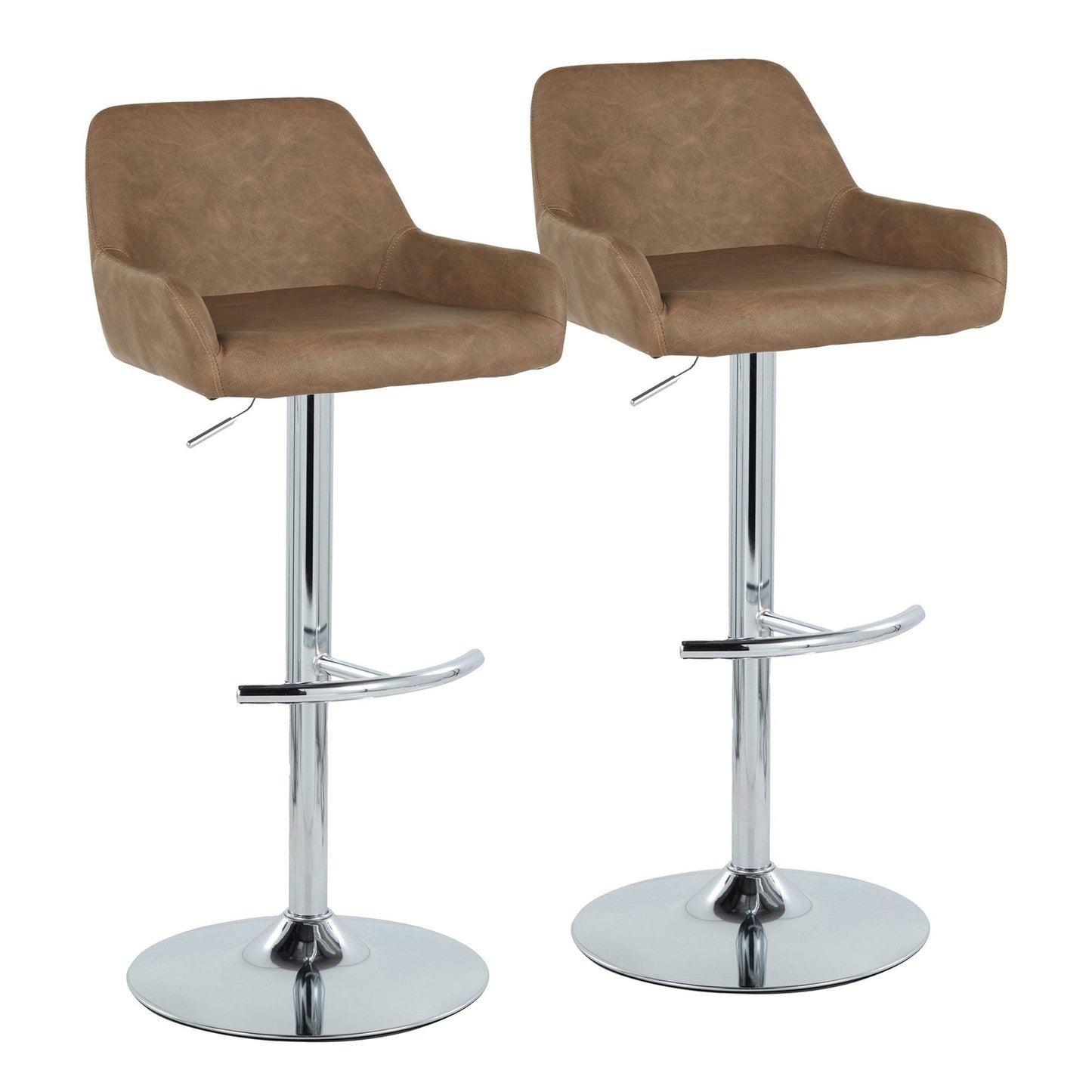 Majestic Office Furniture Adjustable Barstool - Set of 2