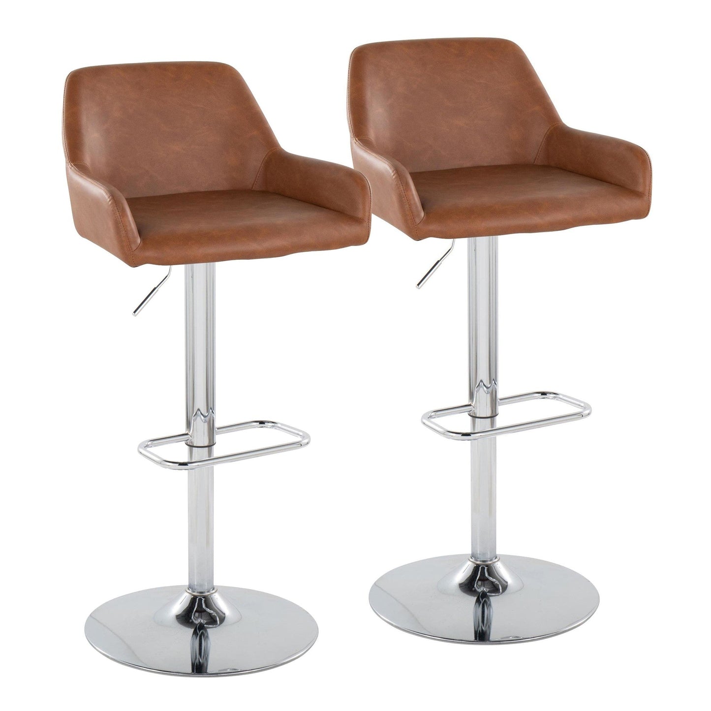 Majestic Office Furniture Adjustable Barstool - Set of 2