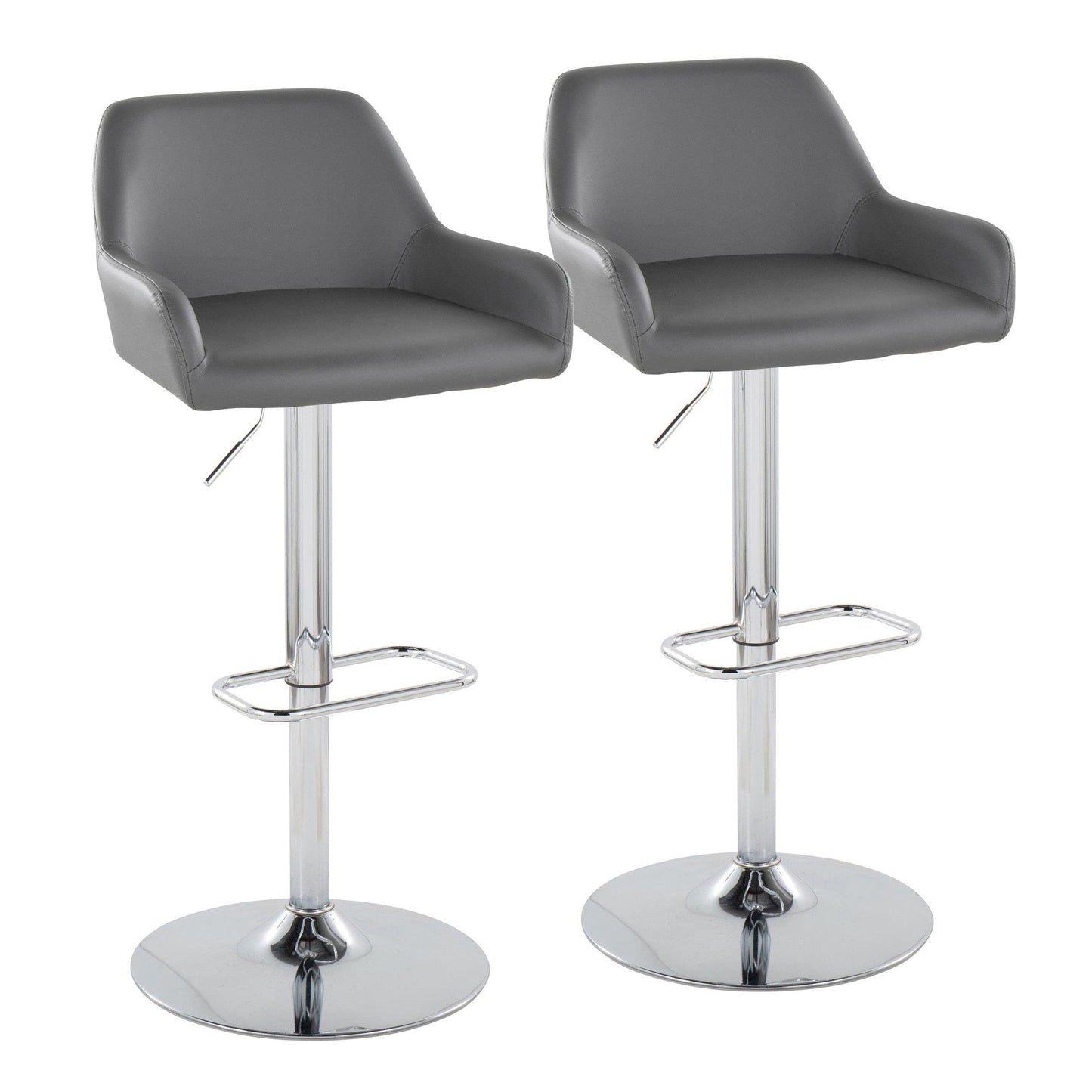 Majestic Office Furniture Adjustable Barstool - Set of 2