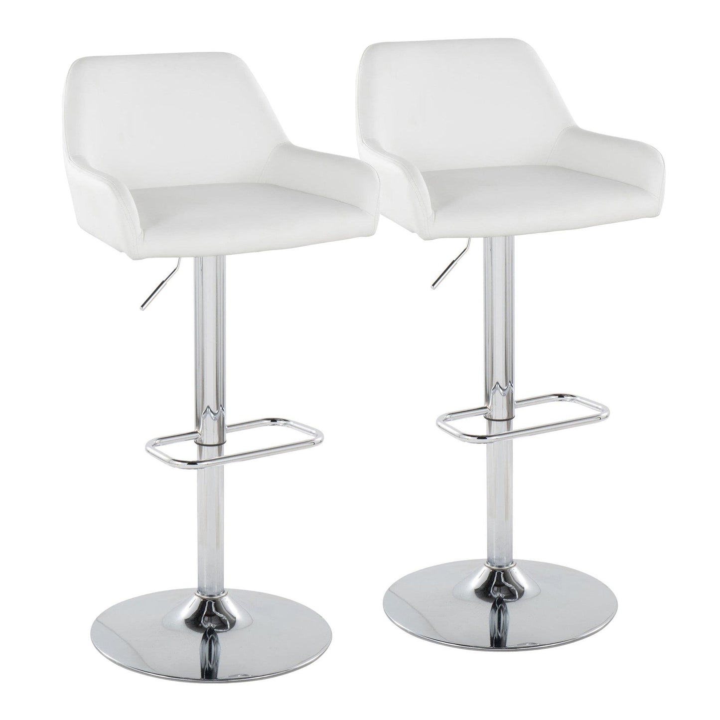 Majestic Office Furniture Adjustable Barstool - Set of 2
