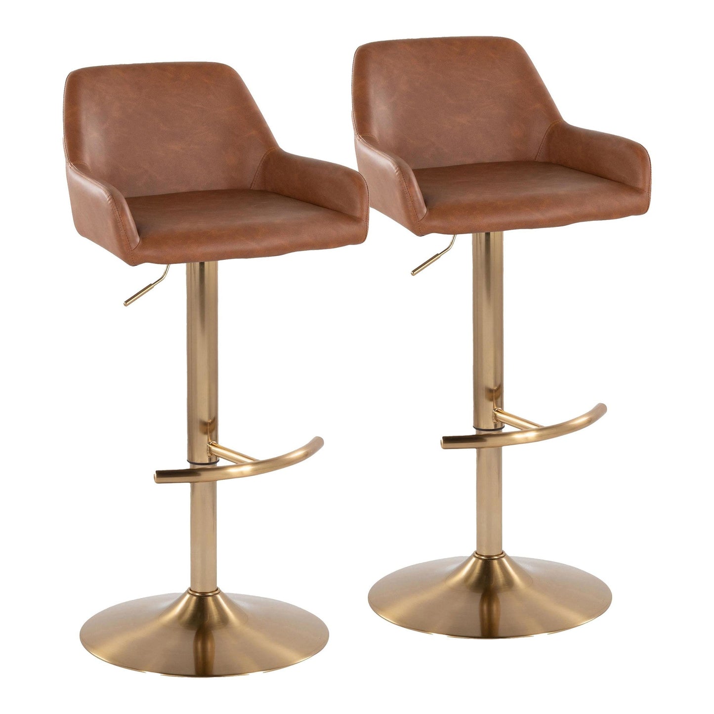 Majestic Office Furniture Adjustable Barstool - Set of 2