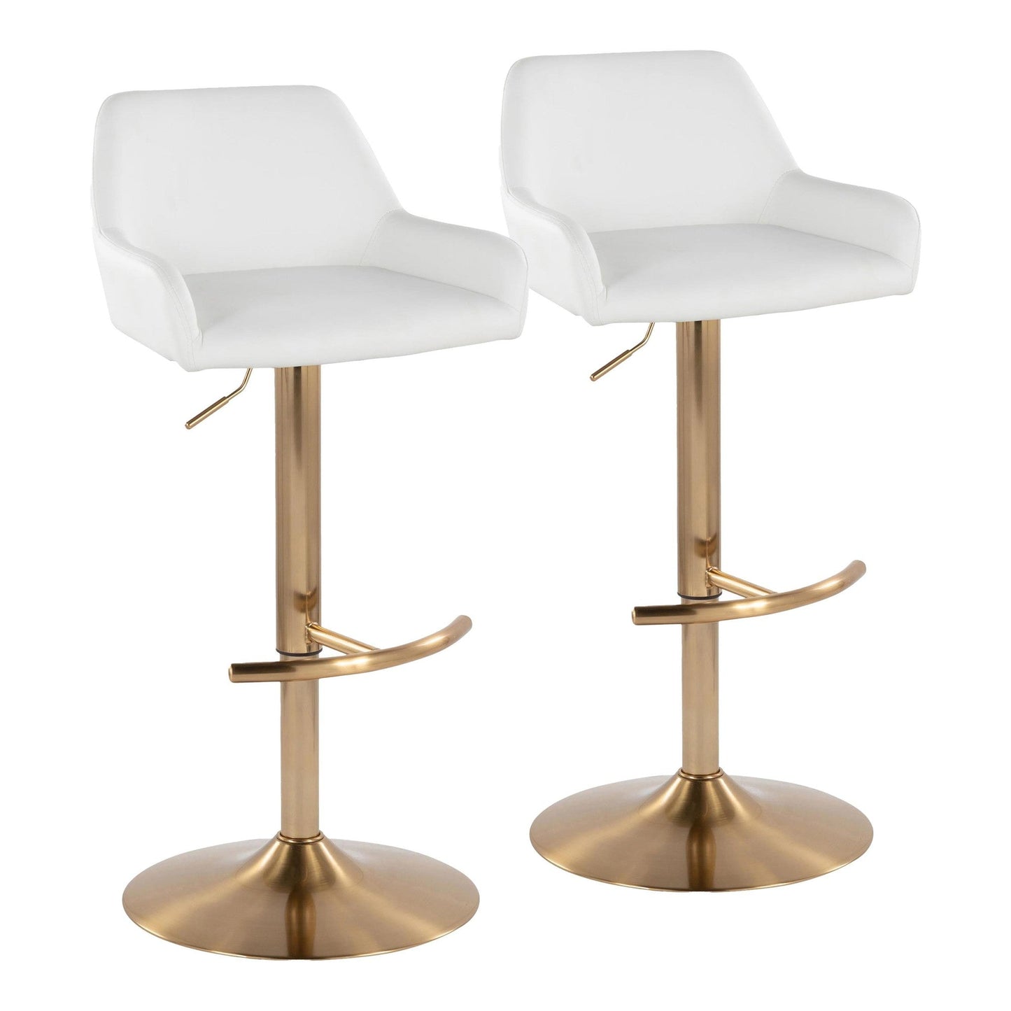 Majestic Office Furniture Adjustable Barstool - Set of 2