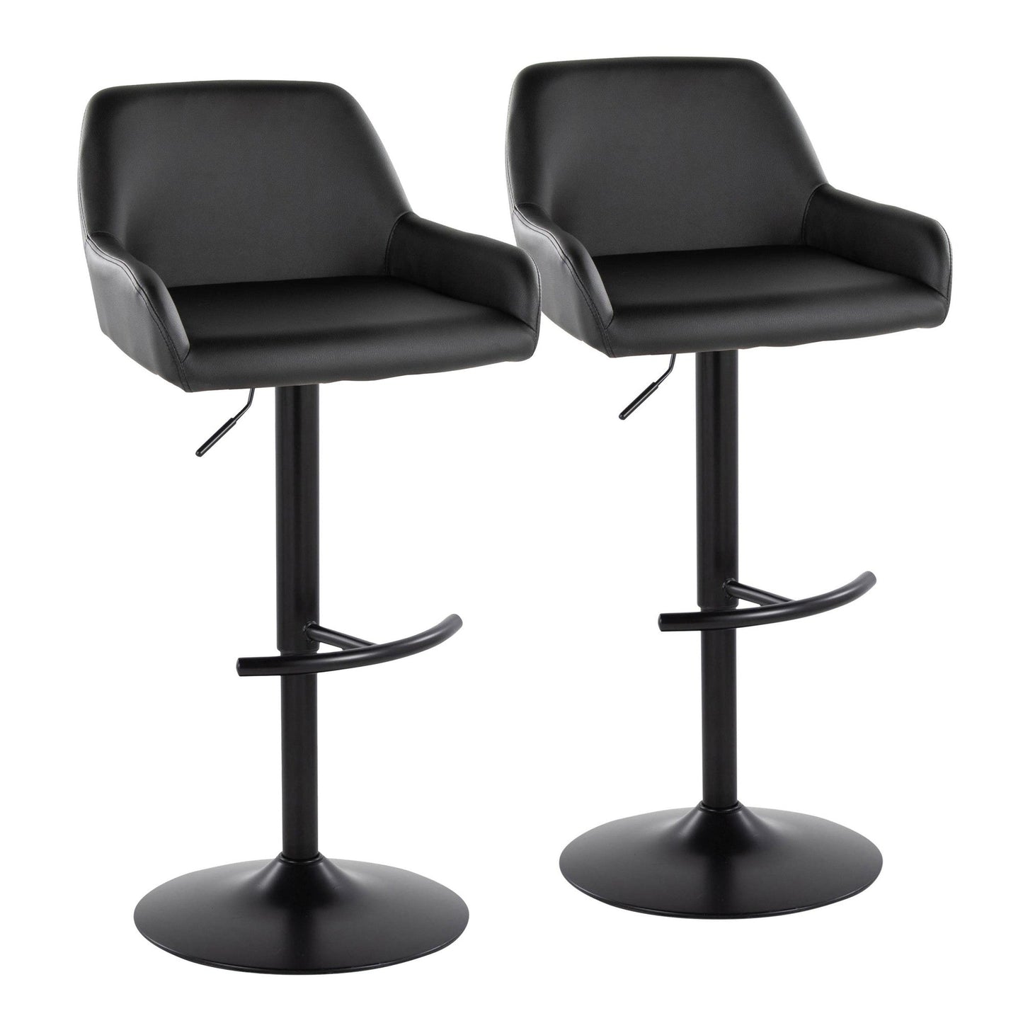 Majestic Office Furniture Adjustable Barstool - Set of 2