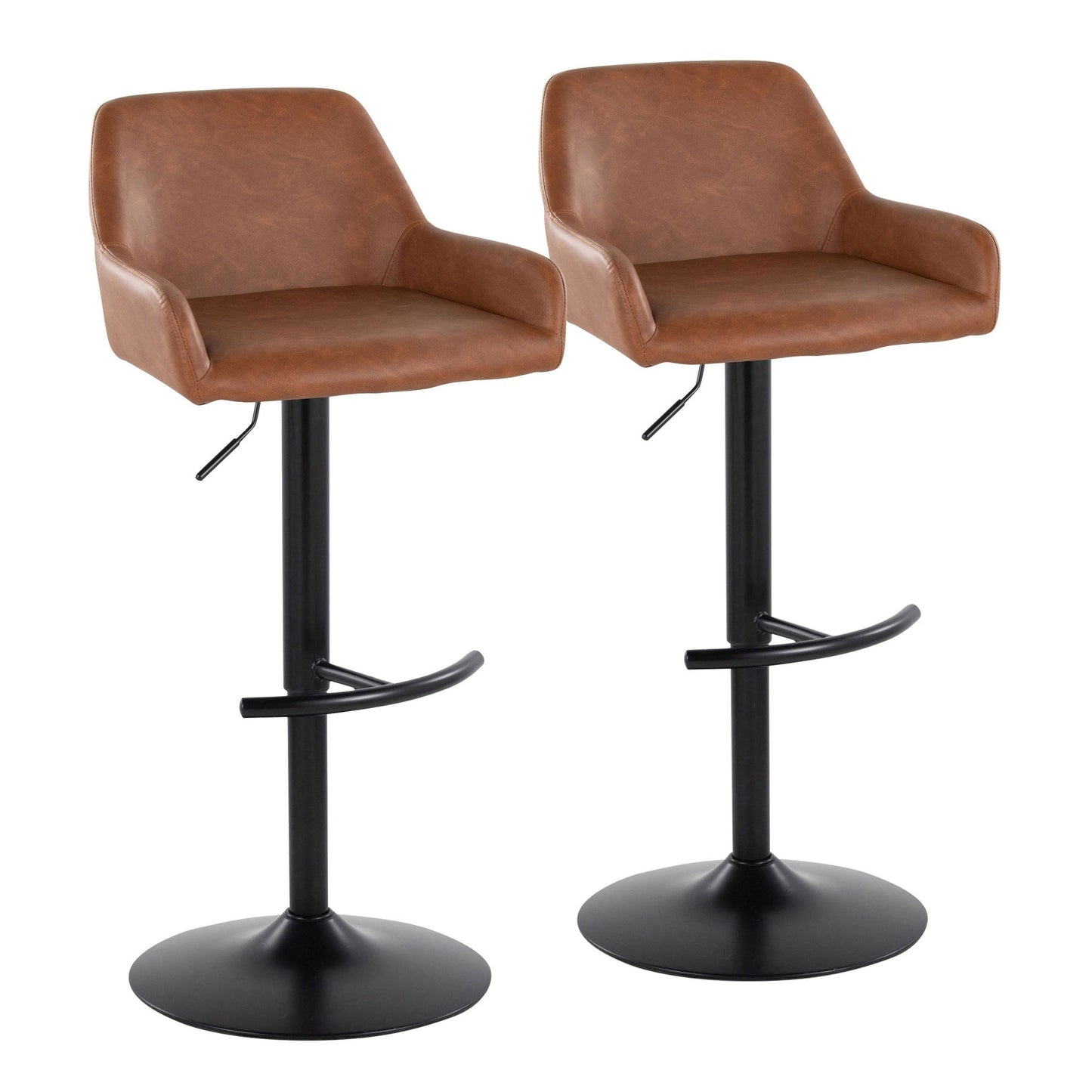 Majestic Office Furniture Adjustable Barstool - Set of 2