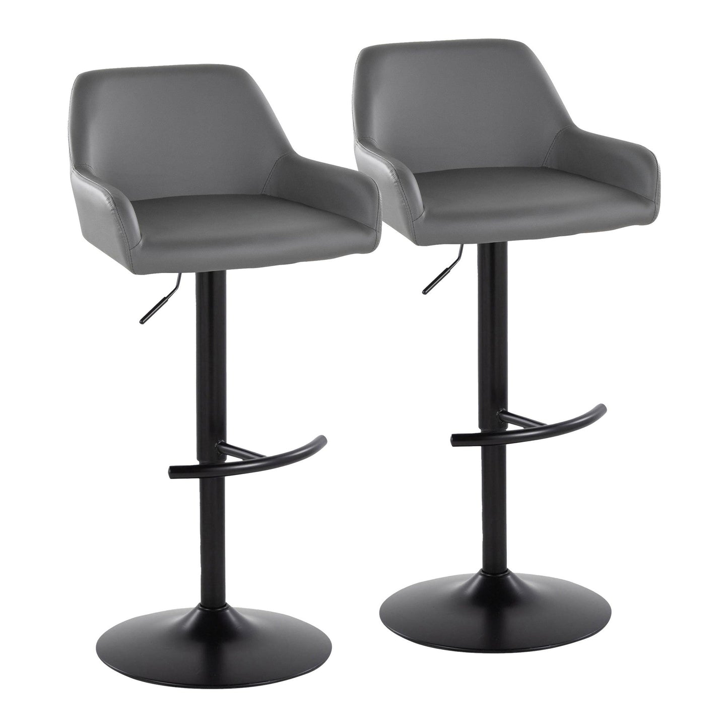 Majestic Office Furniture Adjustable Barstool - Set of 2