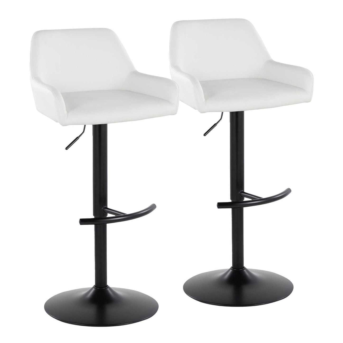 Majestic Office Furniture Adjustable Barstool - Set of 2