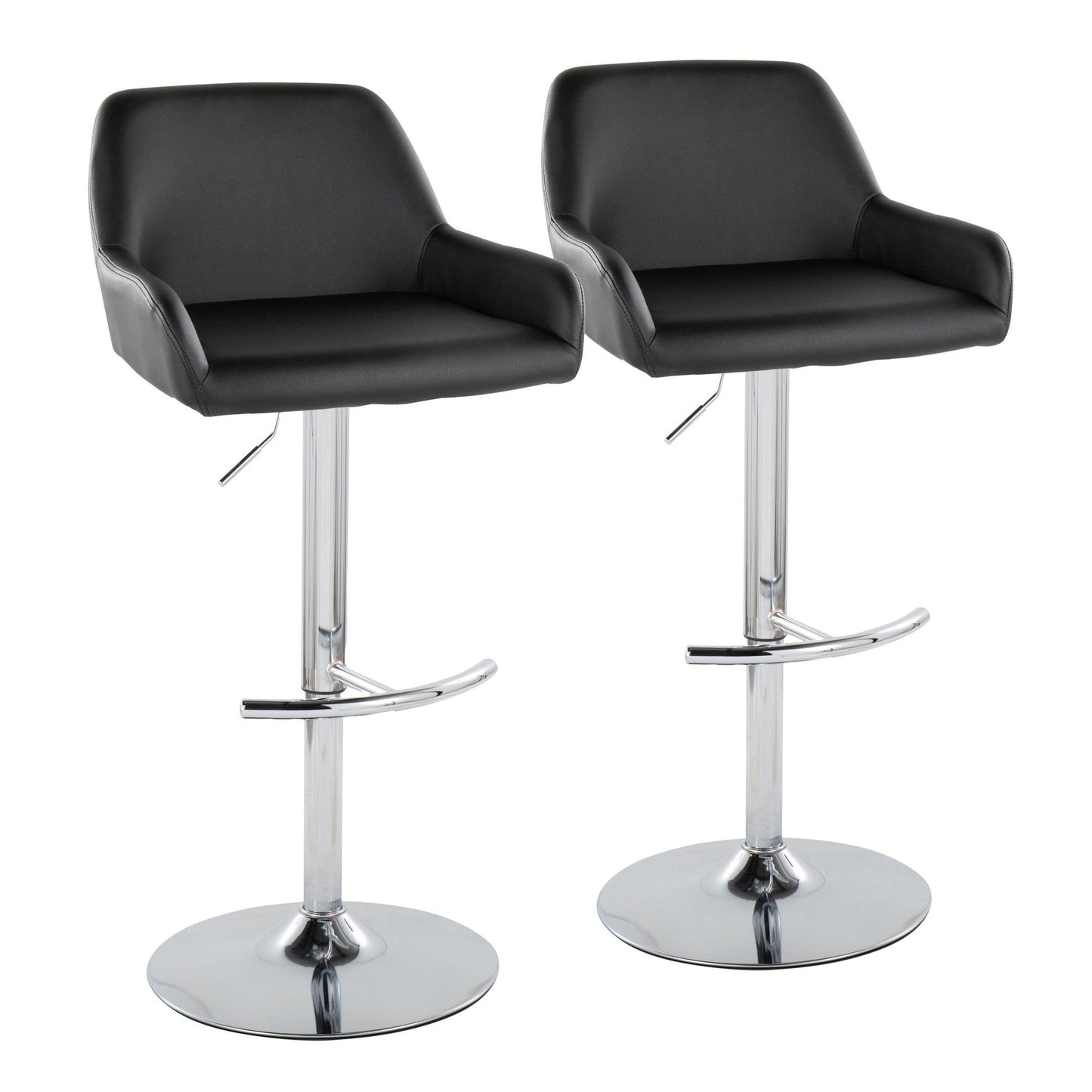 Majestic Office Furniture Adjustable Barstool - Set of 2