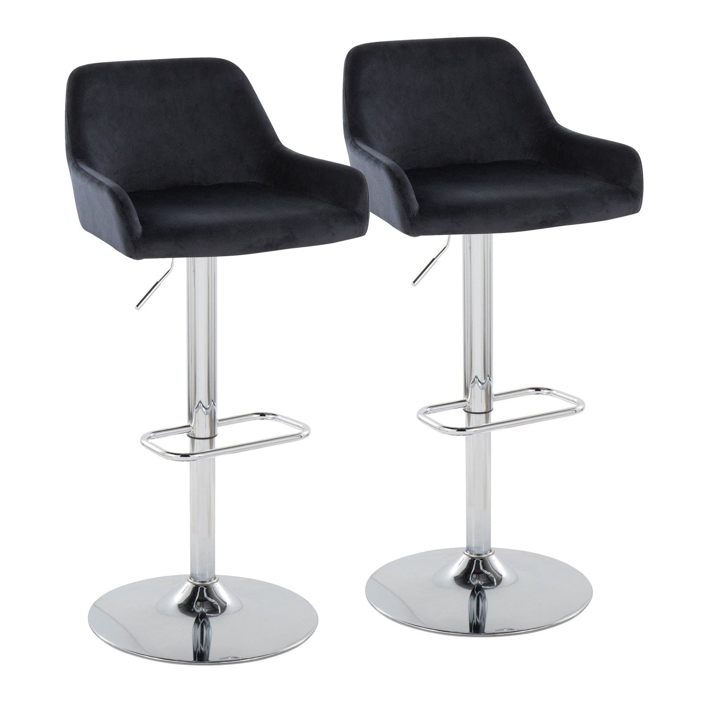 Majestic Office Furniture Adjustable Barstool - Set of 2
