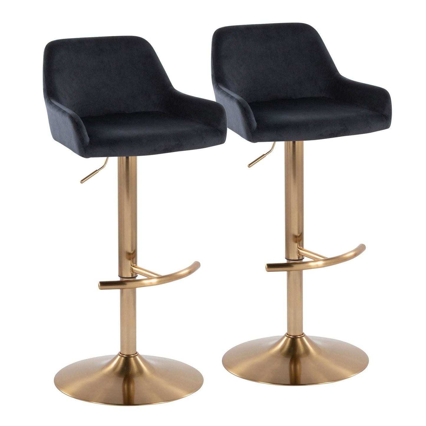 Majestic Office Furniture Adjustable Barstool - Set of 2