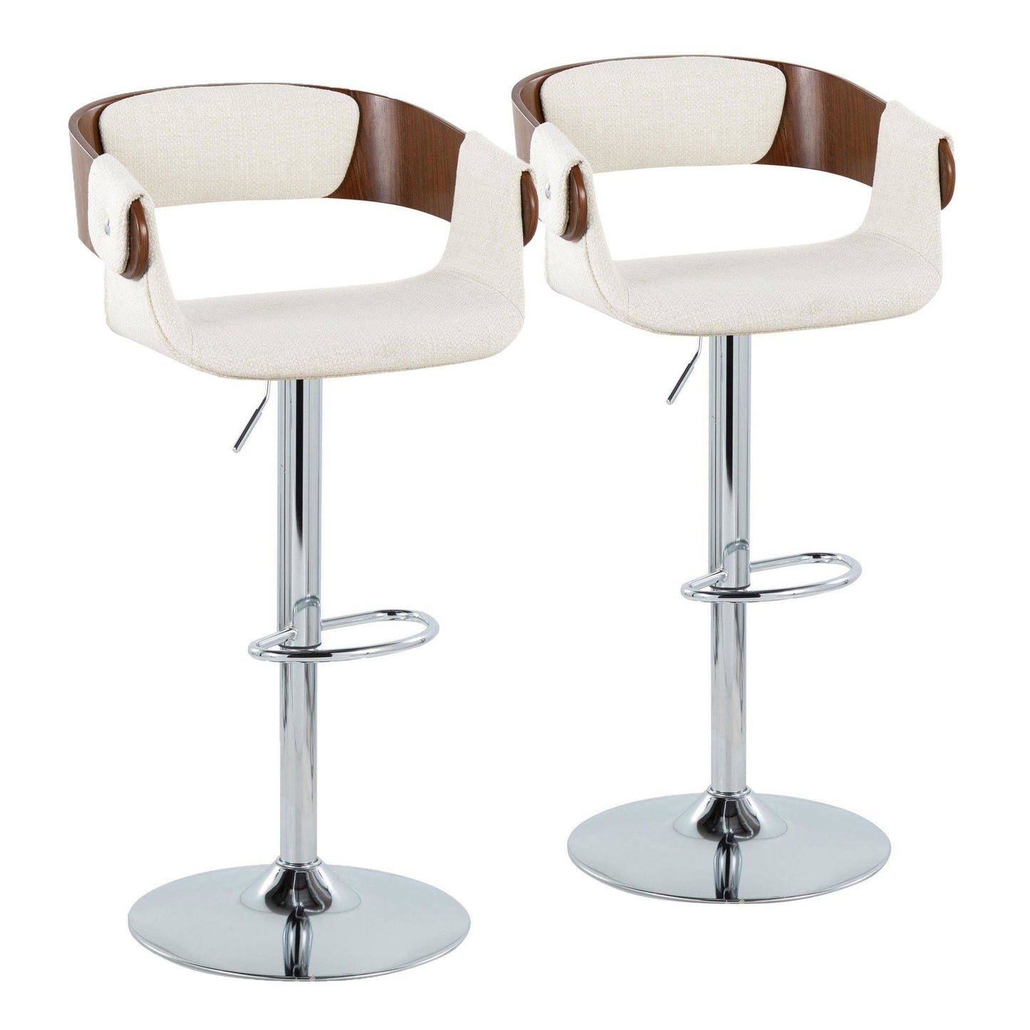 Majestic Office Furniture Adjustable Barstool - Set of 2