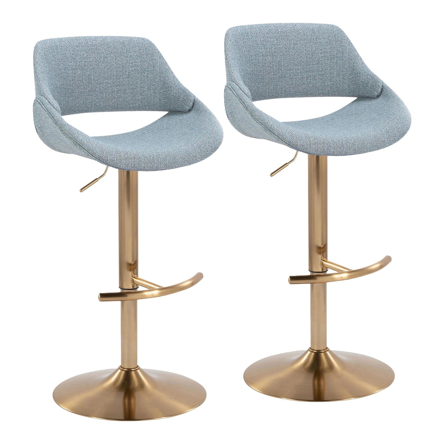 Majestic Office Furniture Adjustable Barstool - Set of 2