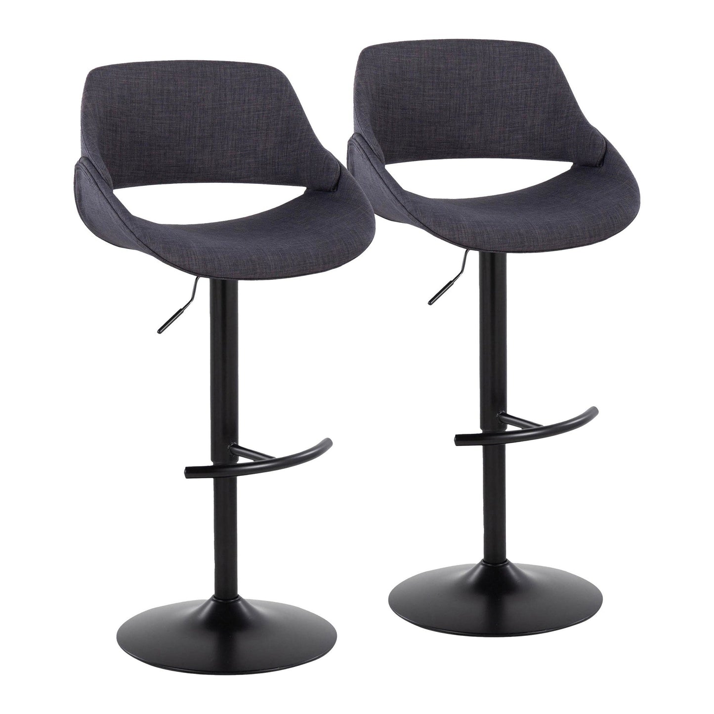Majestic Office Furniture Adjustable Barstool - Set of 2