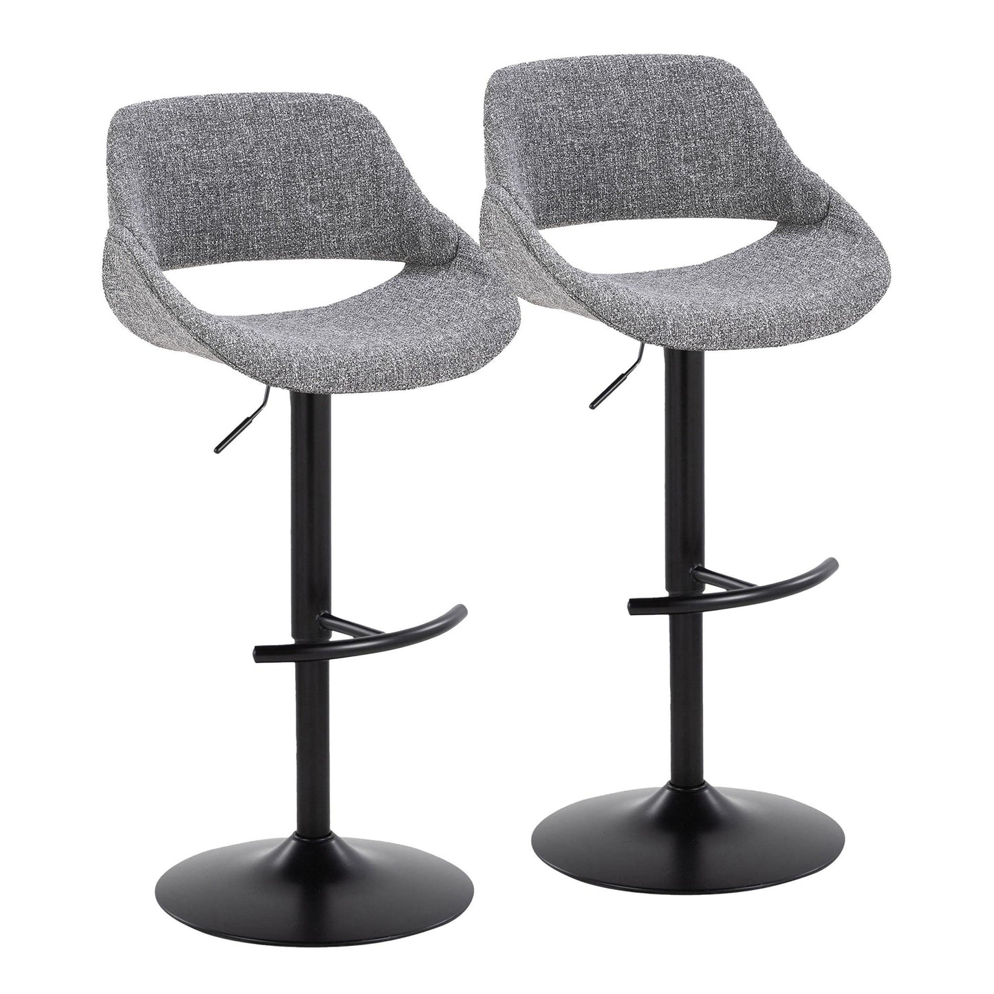 Majestic Office Furniture Adjustable Barstool - Set of 2