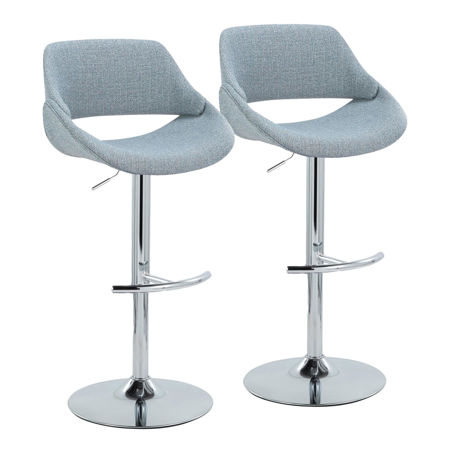 Majestic Office Furniture Adjustable Barstool - Set of 2