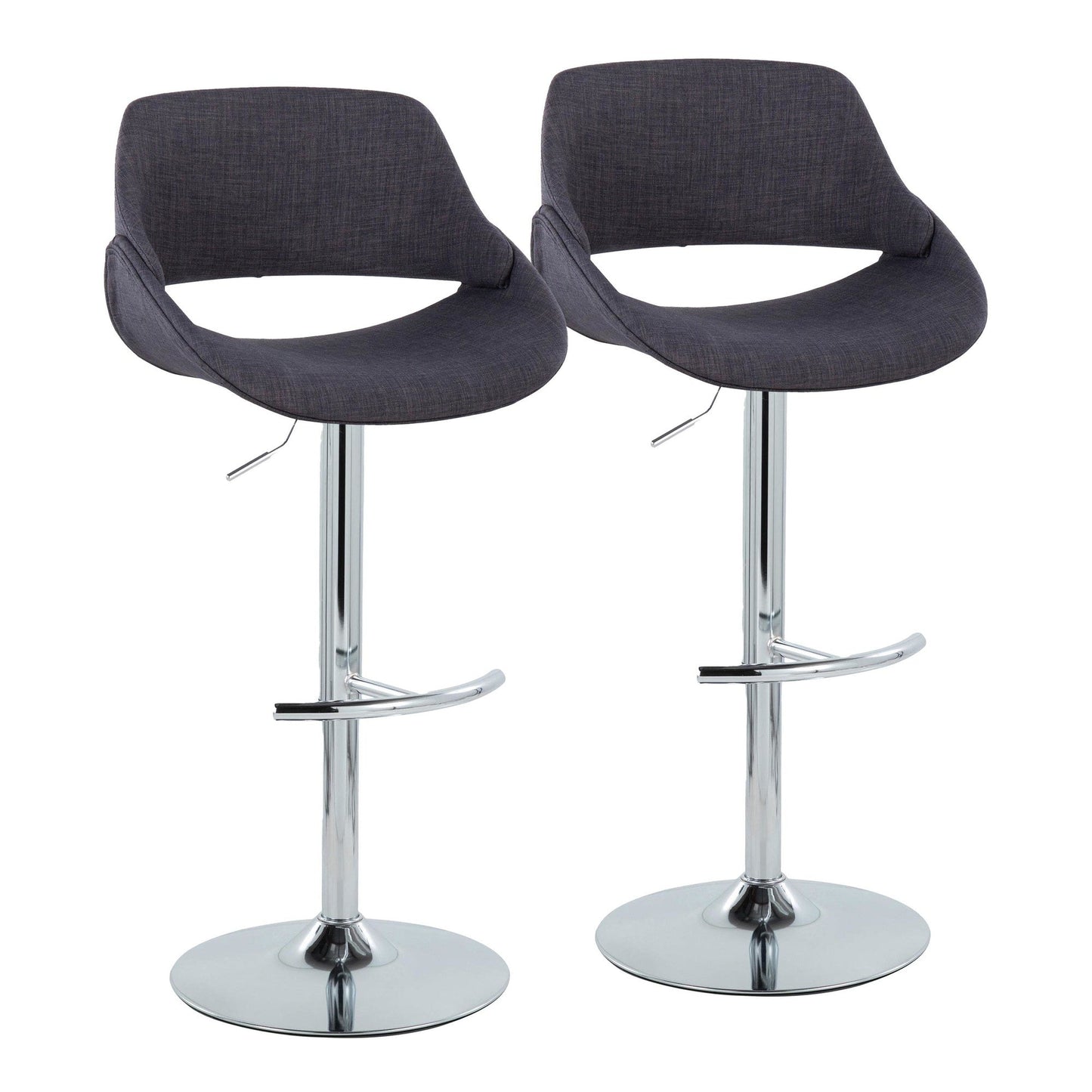 Majestic Office Furniture Adjustable Barstool - Set of 2