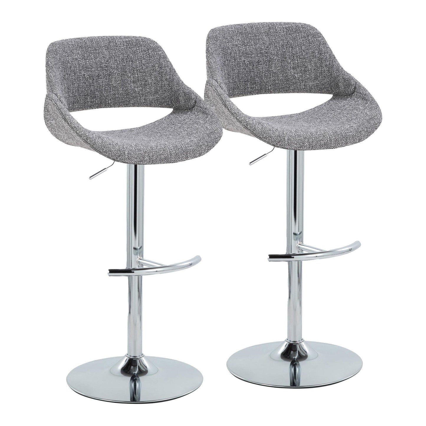 Majestic Office Furniture Adjustable Barstool - Set of 2