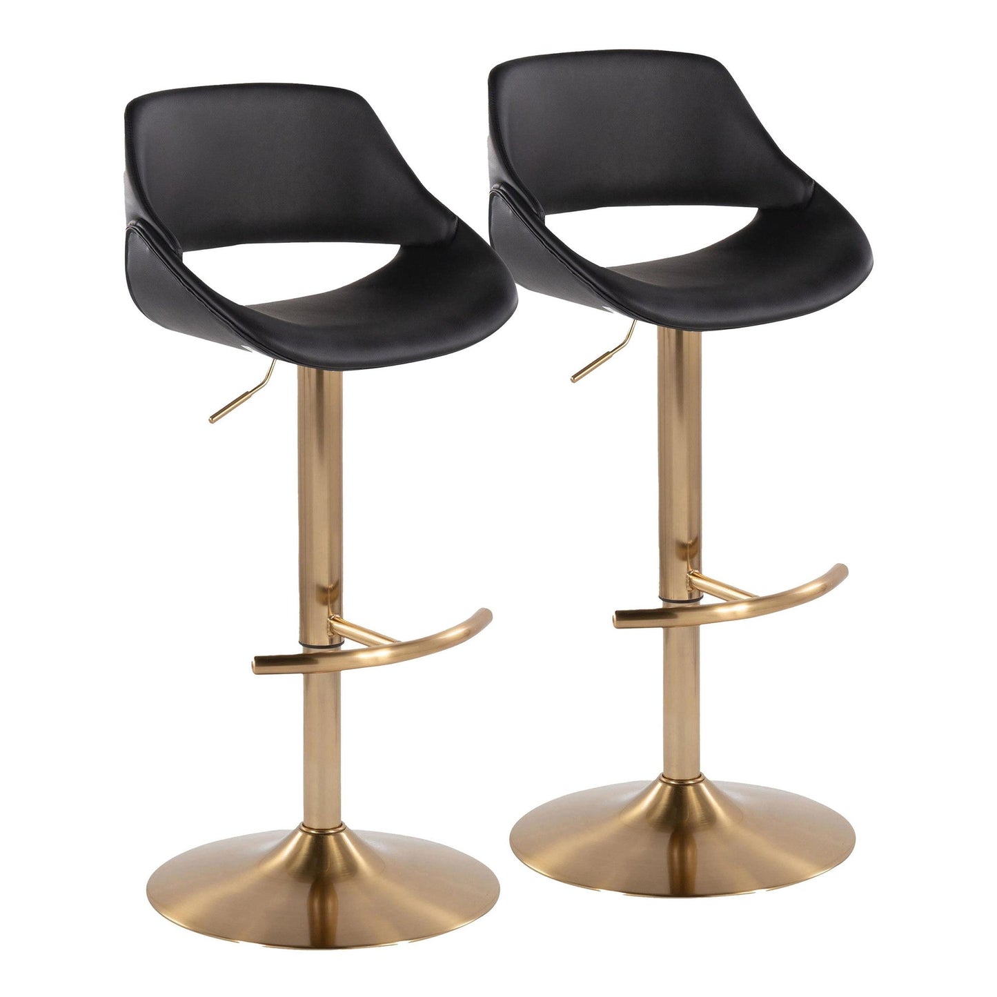 Majestic Office Furniture Adjustable Barstool - Set of 2