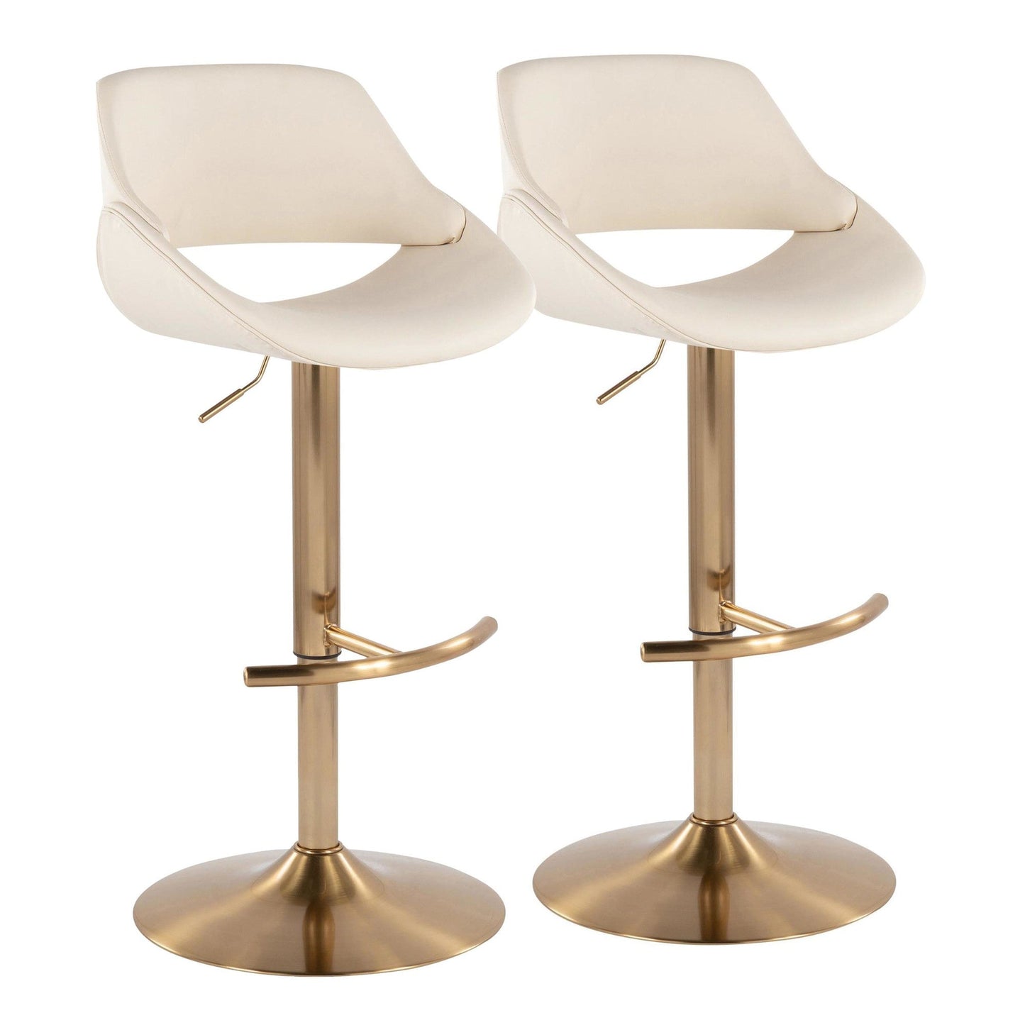 Majestic Office Furniture Adjustable Barstool - Set of 2