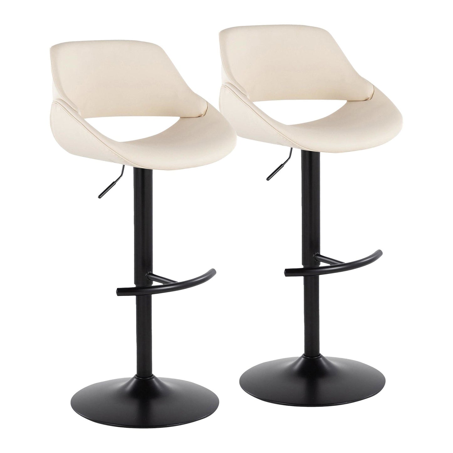 Majestic Office Furniture Adjustable Barstool - Set of 2