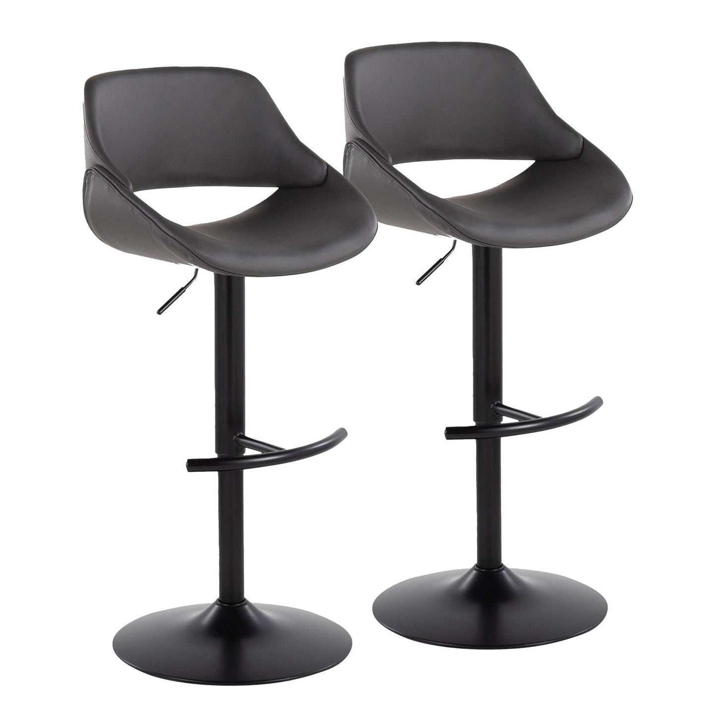 Majestic Office Furniture Adjustable Barstool - Set of 2