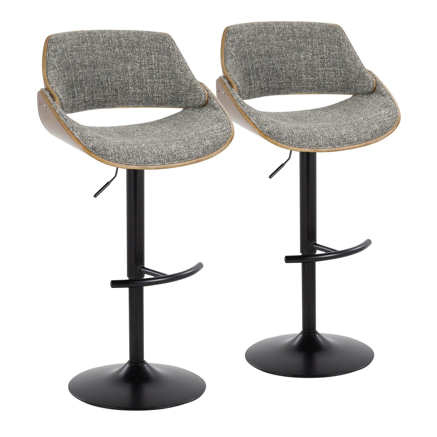 Majestic Office Furniture Adjustable Barstool - Set of 2